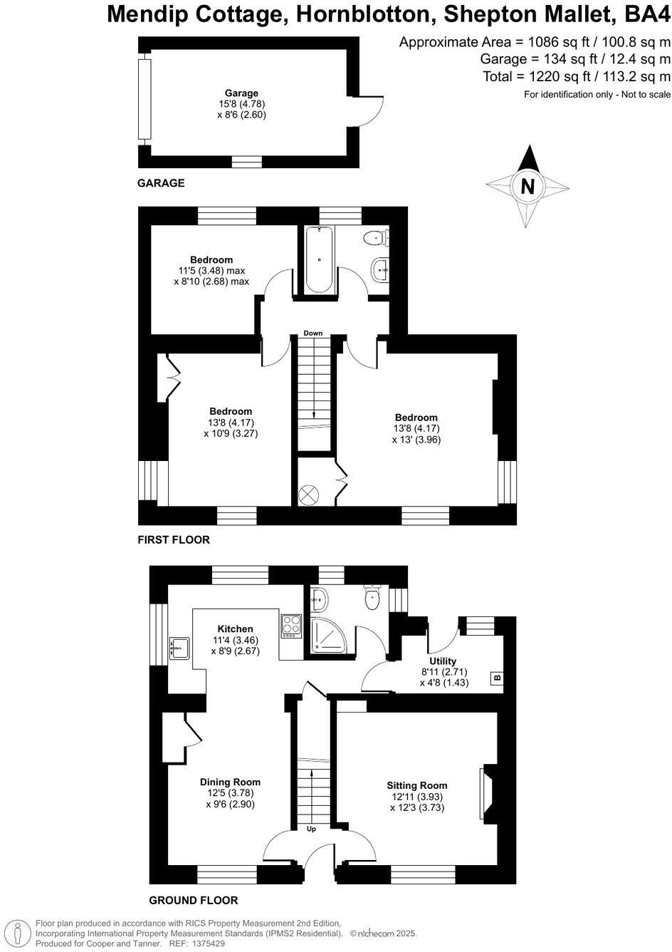 Hornblotton, Shepton Mallet, BA4 floorplan