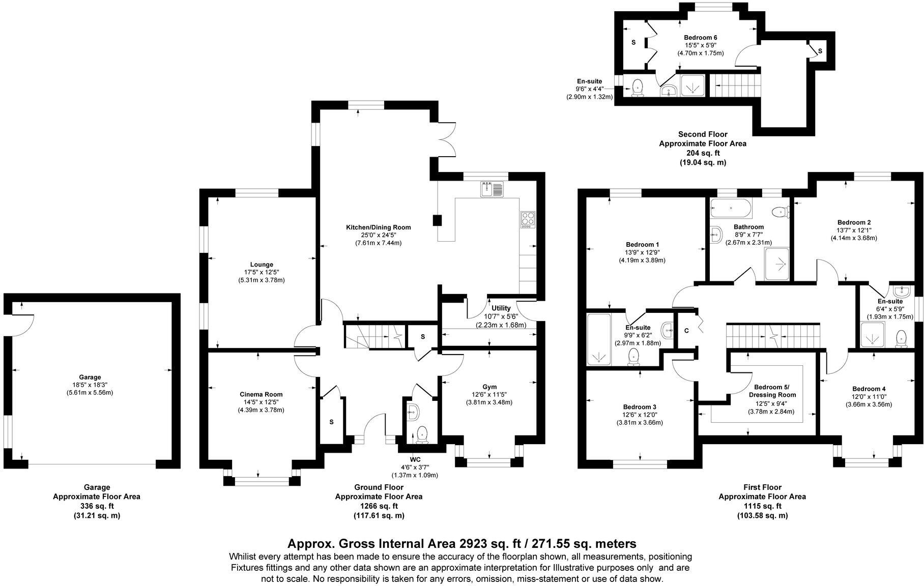 6, Heaton Mount, Bolton, BL1 – Executive Family Living with Cinema Room, Gated Privacy & Flexible Spaces floorplan