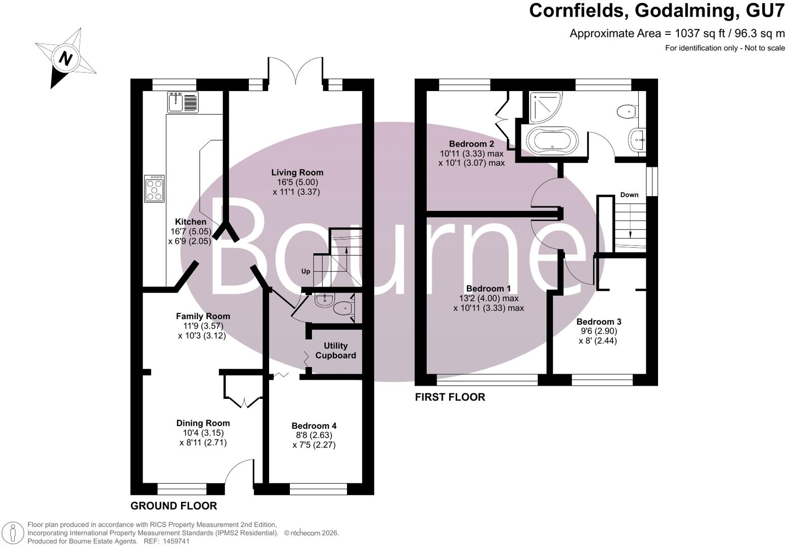 Cornfields, Godalming, Surrey, GU7 floorplan