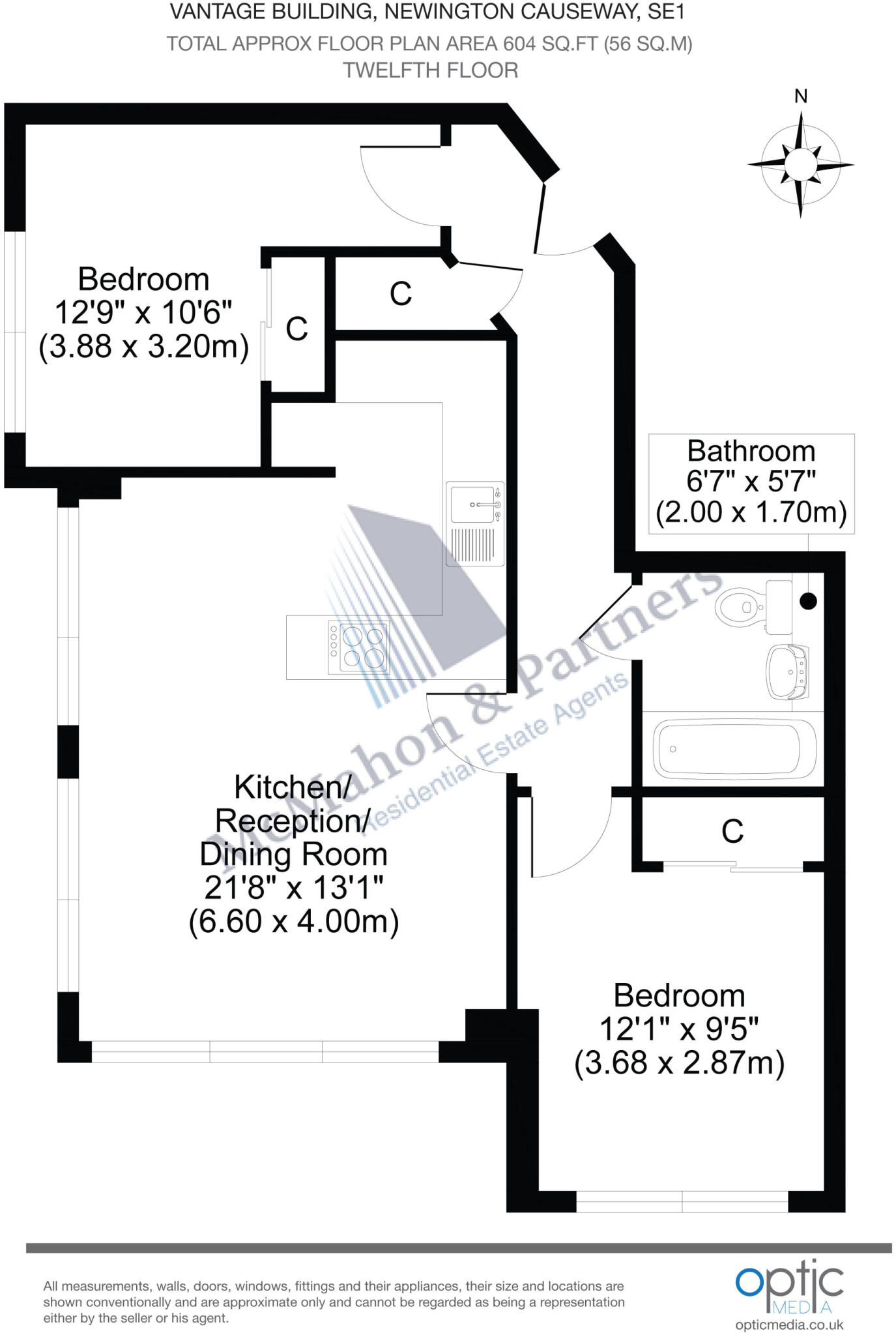 119 Newington Causeway, Elephant And Castle, London, SE1 floorplan
