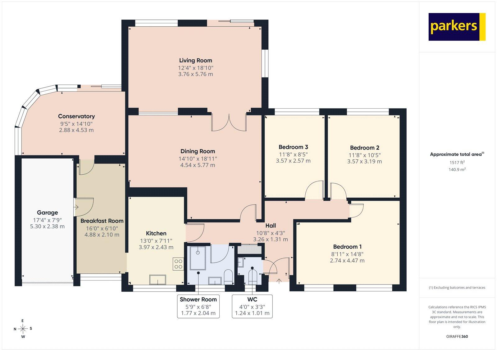 Pelican Road, Pamber Heath, Tadley, Hampshire, RG26 floorplan