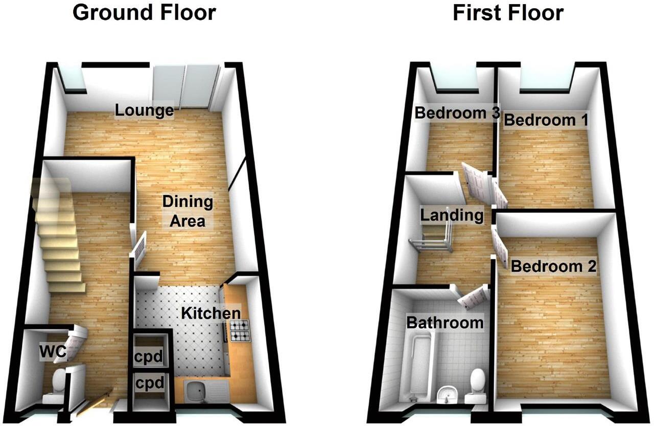 Barnstable Close, Battle Hill floorplan