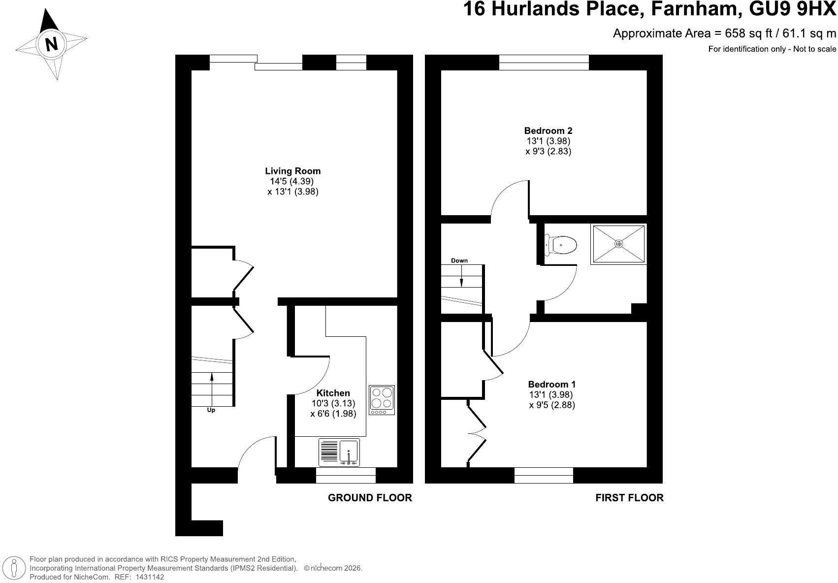 Hurlands Place, Farnham, Surrey, GU9 floorplan
