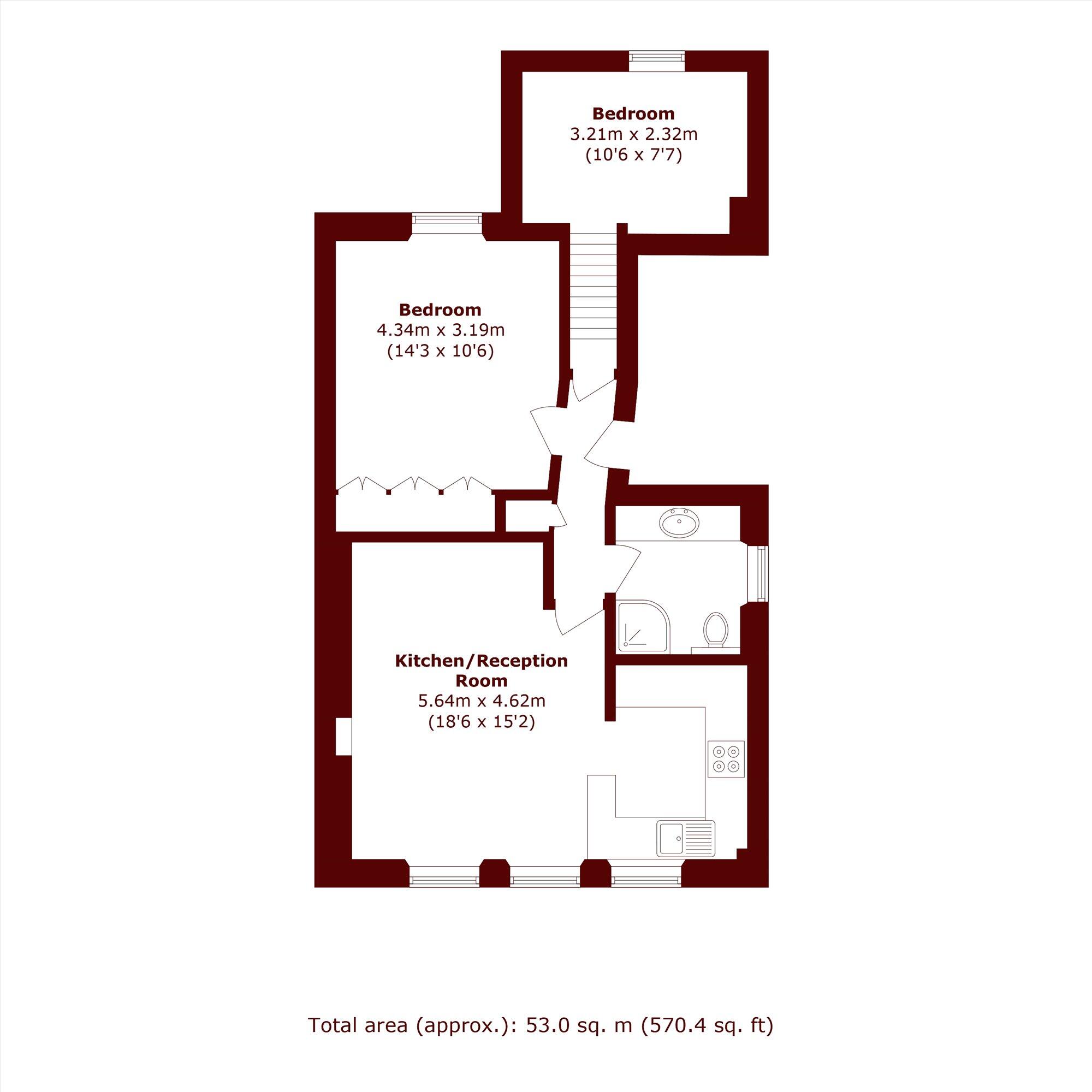 Gunterstone Road, West Kensington floorplan