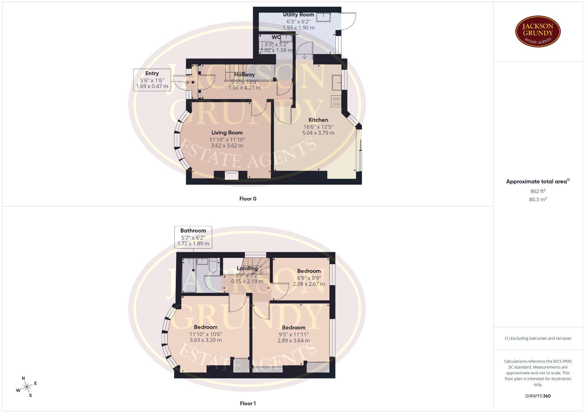 The Headlands, Northampton, NN3 2NX floorplan