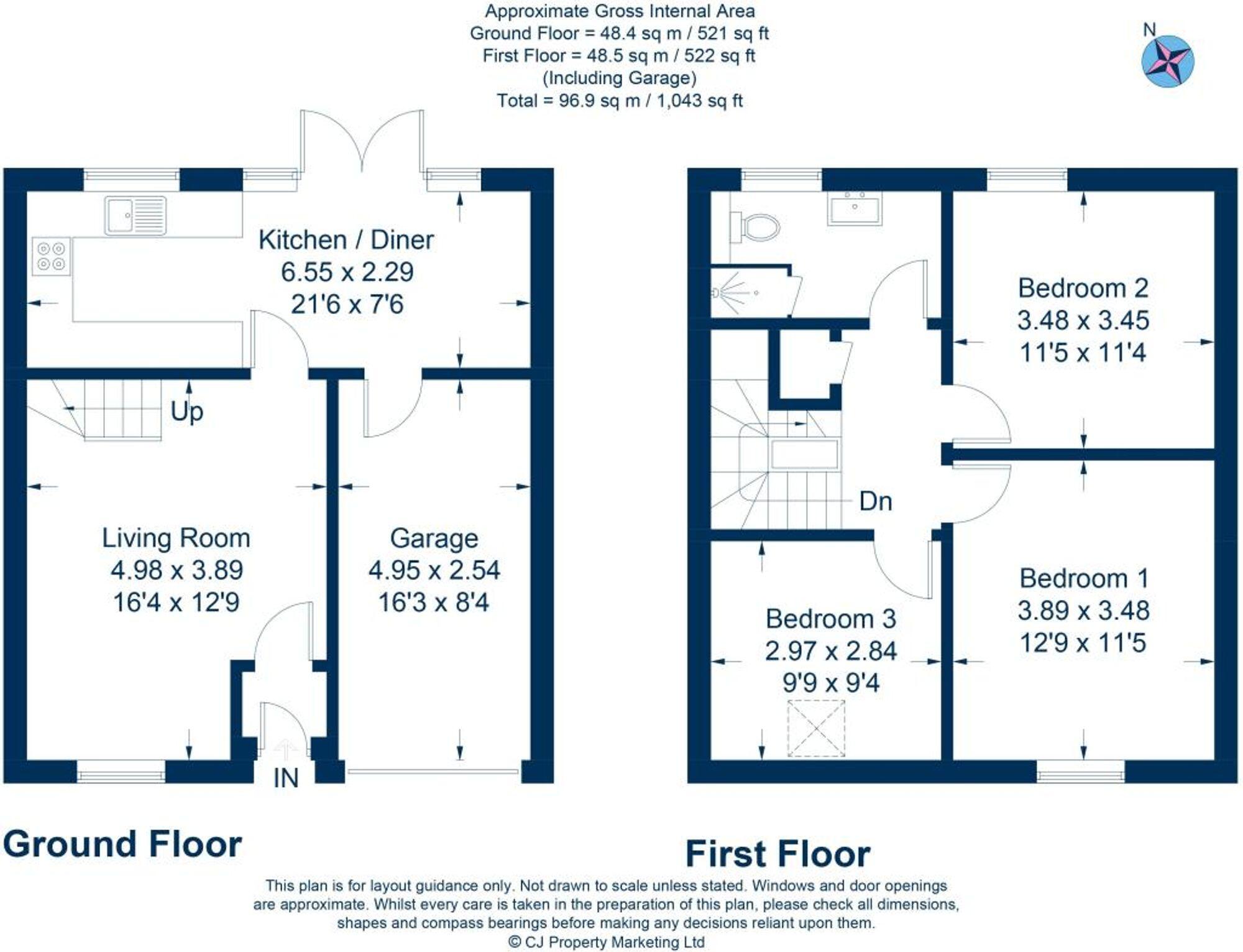 Metcalfe Close, Abingdon, OX14 floorplan