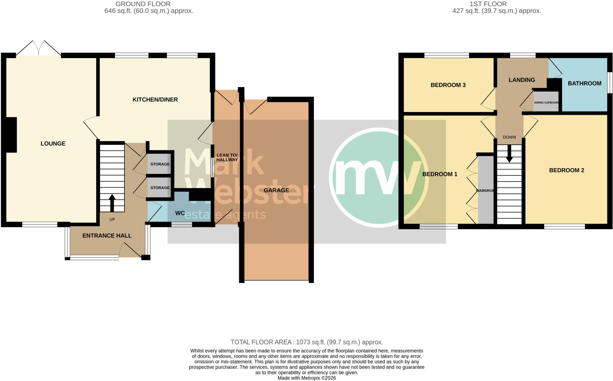 Friary Road, Atherstone floorplan