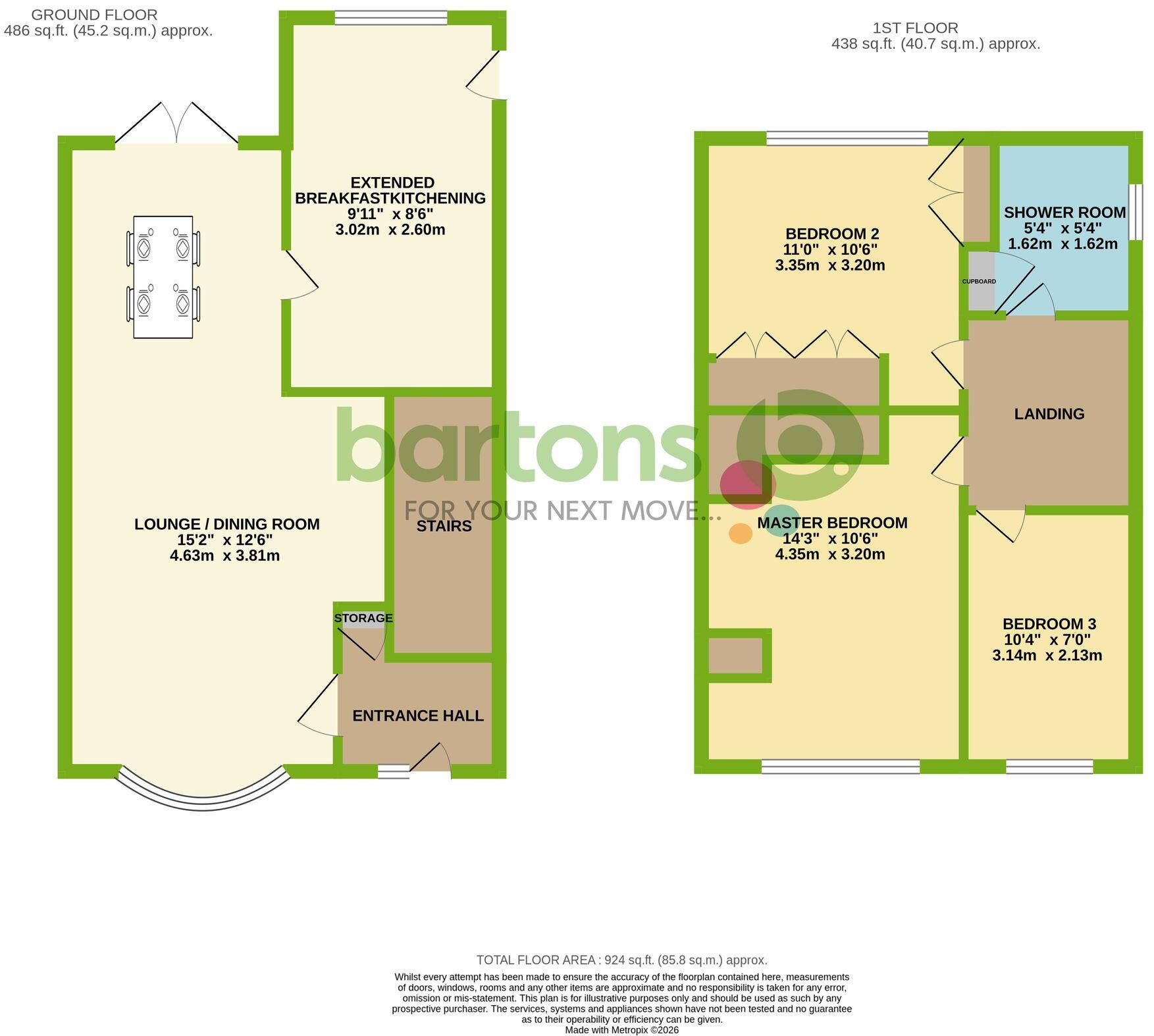 Kirkstall Close, Brinsworth, S60 floorplan