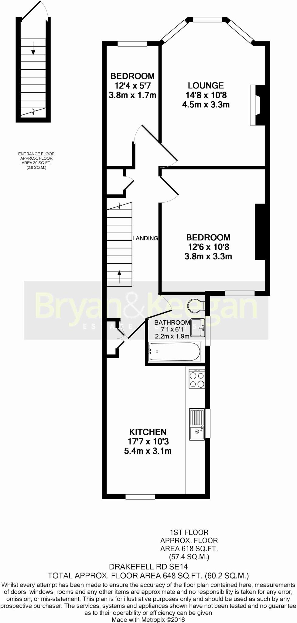 Drakefell Road, London, SE14 floorplan