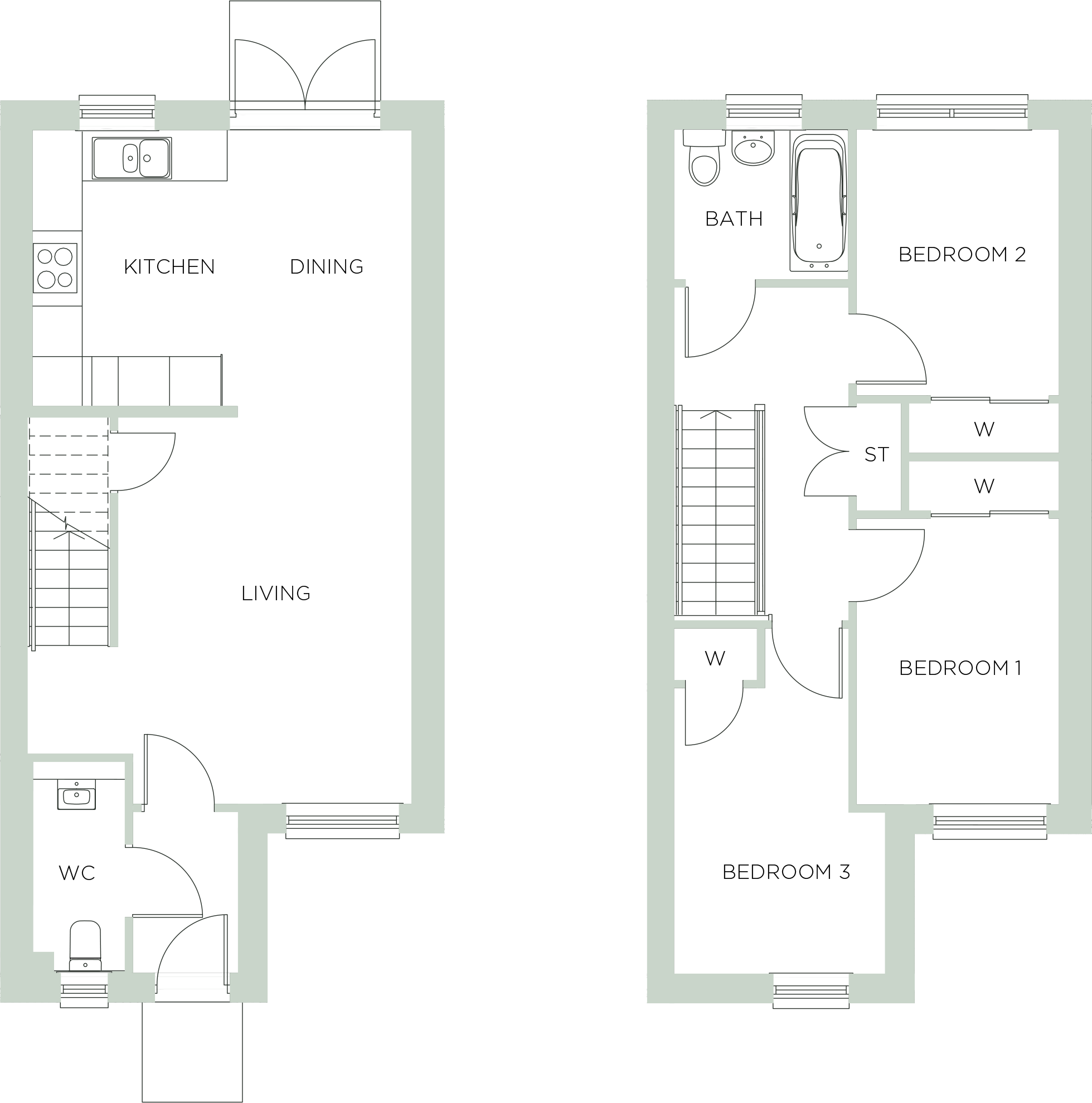 Corseford Avenue, Johnstone floorplan