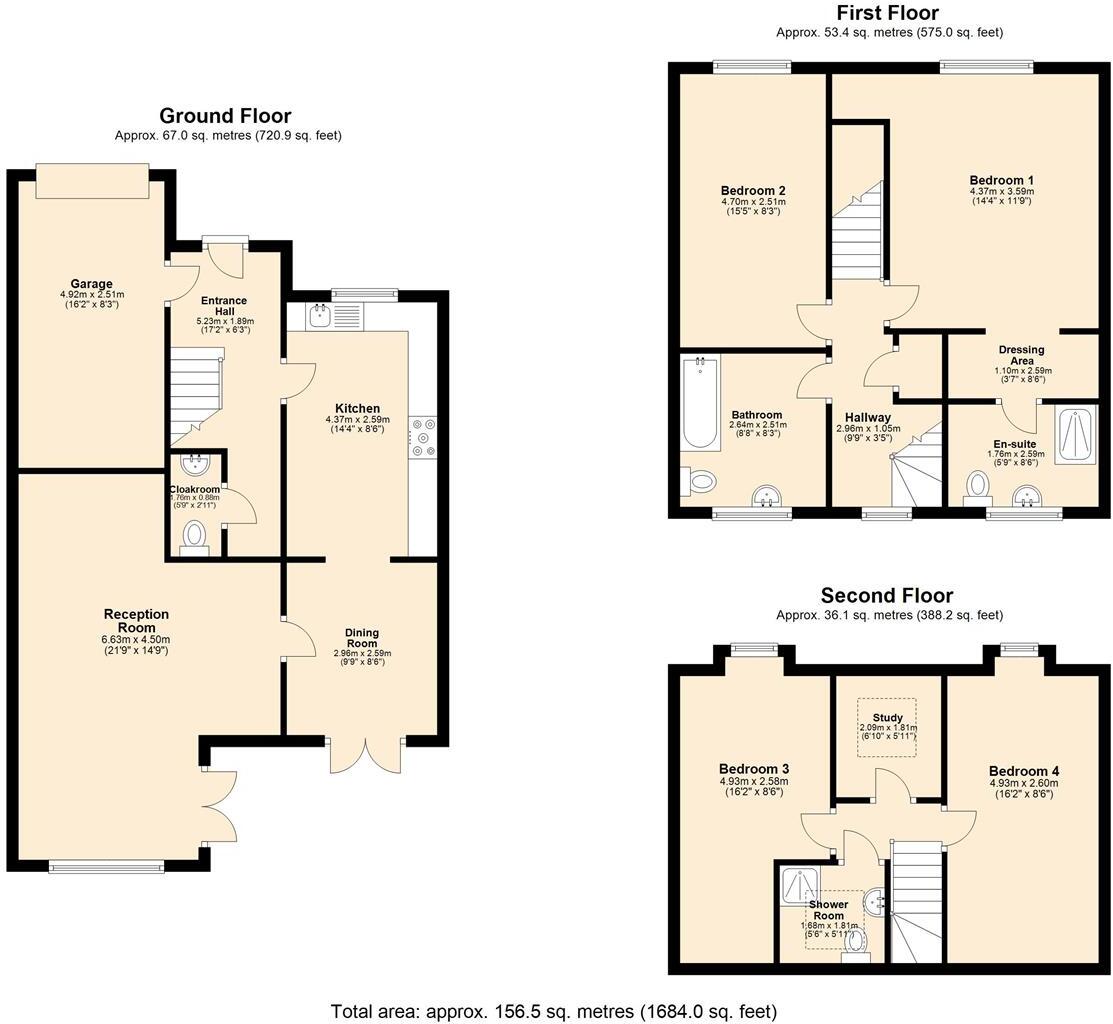 Maple Close, Storth Lane, South Normanton floorplan