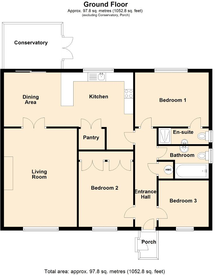 2, Wills View, Norton, Presteigne, Powys, LD8 2RS floorplan