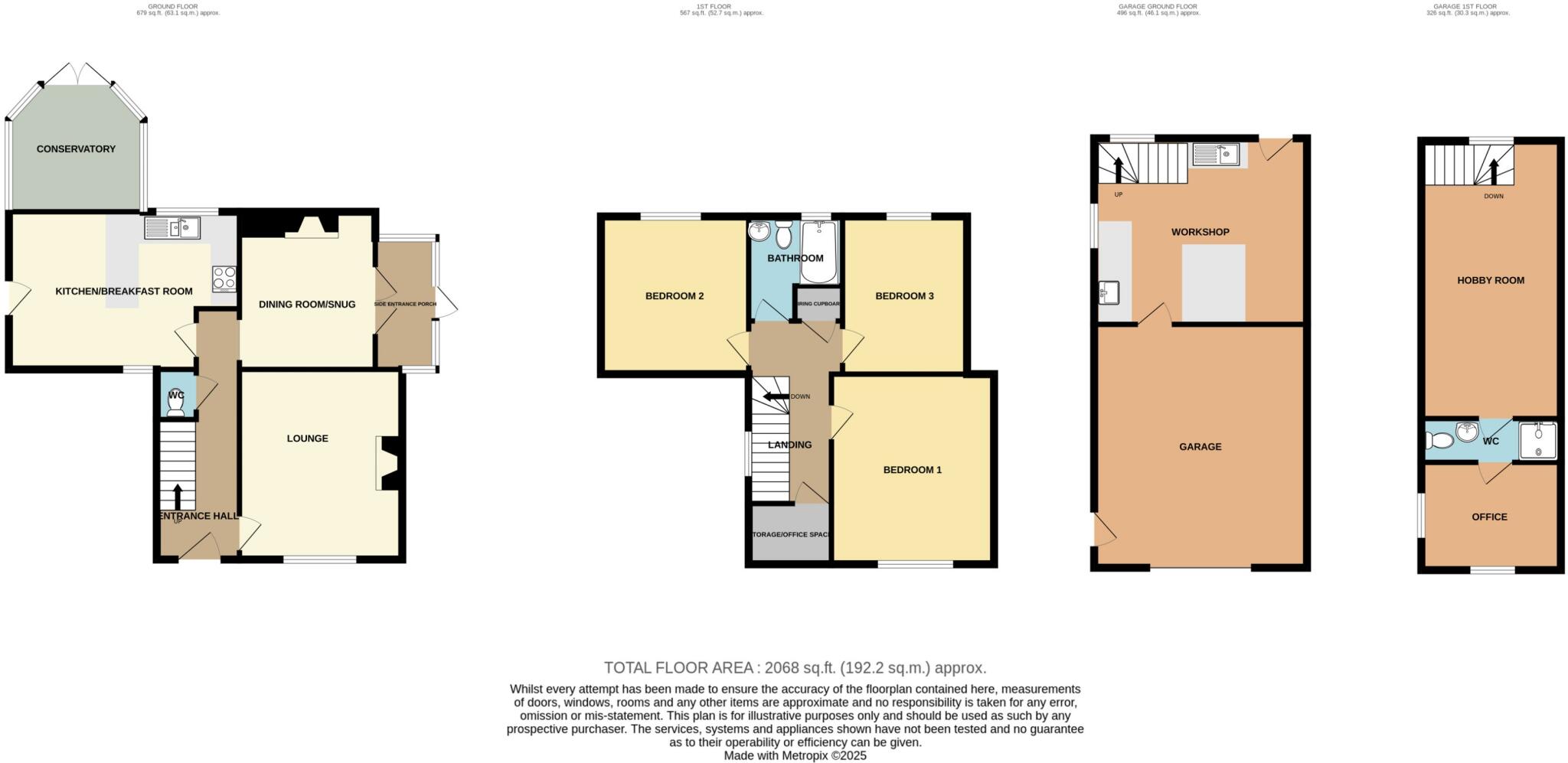 1, Church Lane, Timberland floorplan