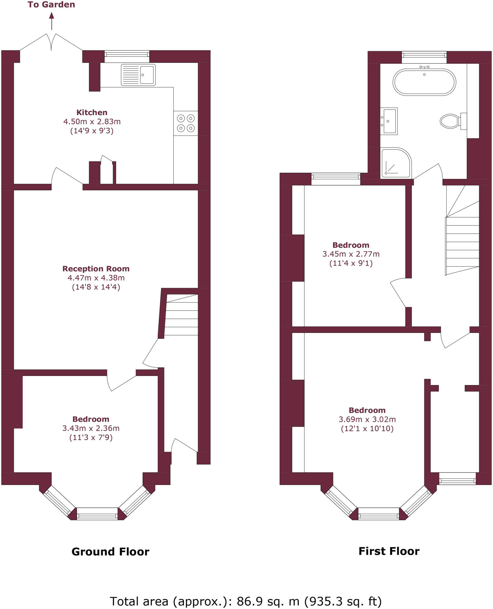 Wrexham Road, Bow, London, E3 floorplan