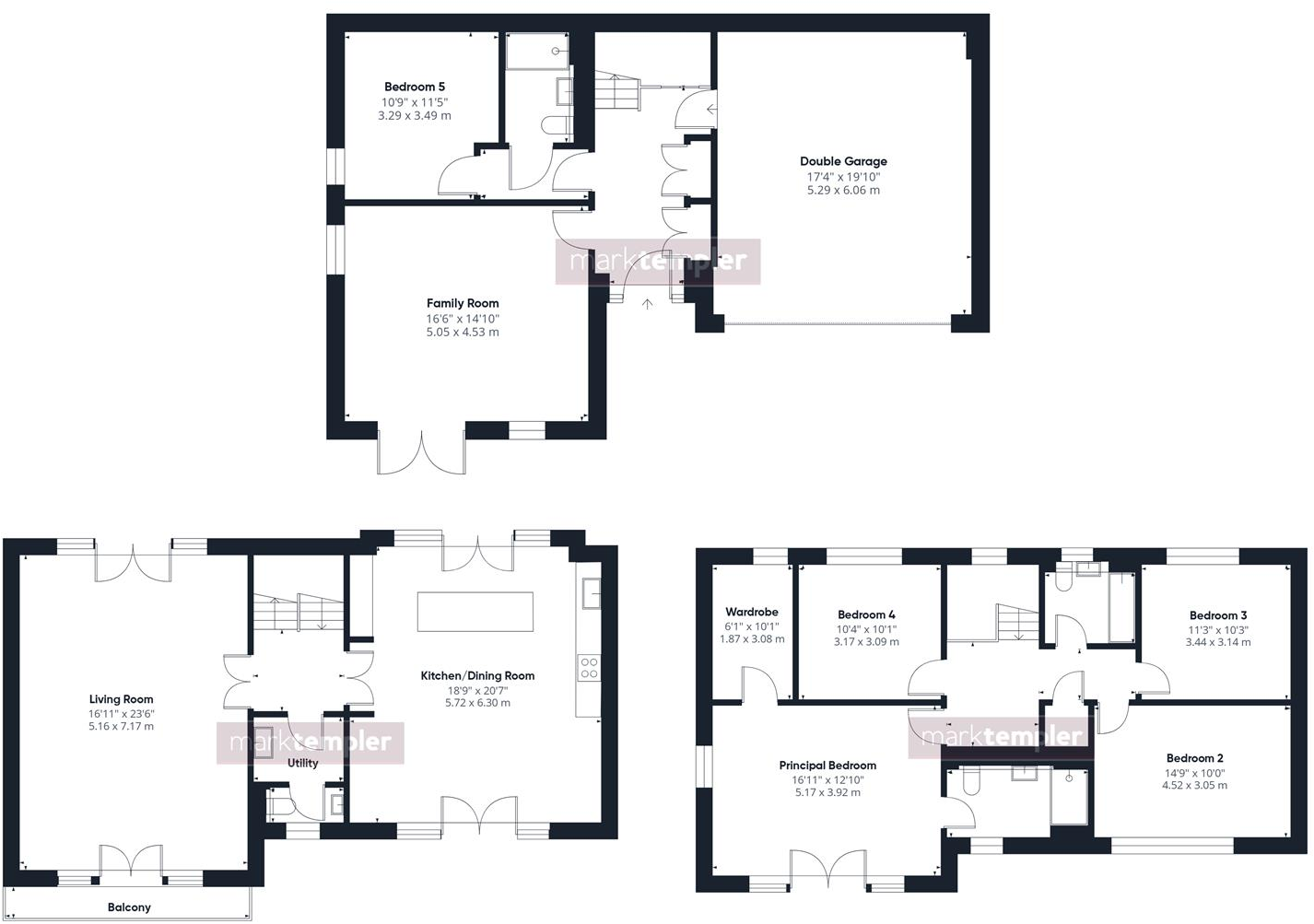 Prominent position on Portishead hillside floorplan