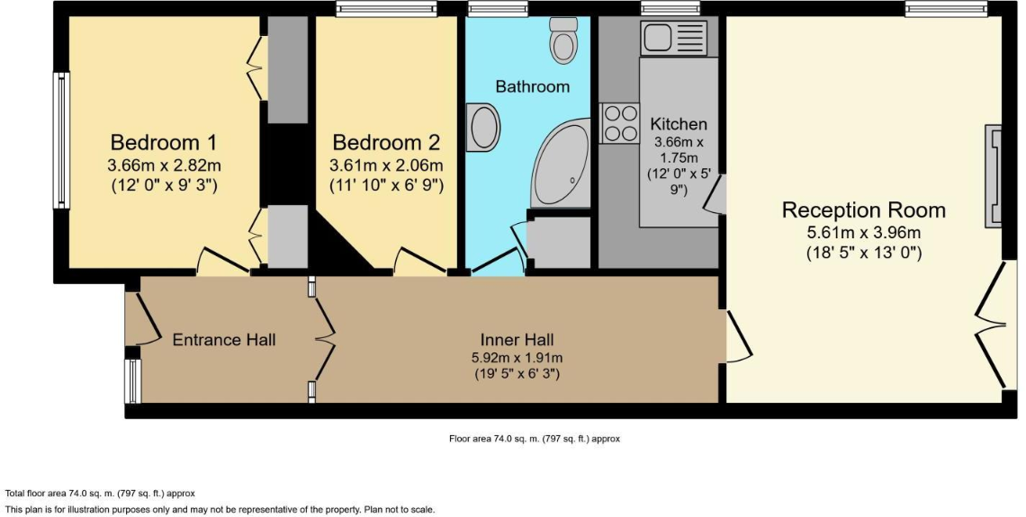 Pyrford Road, West Byfleet, KT14 floorplan