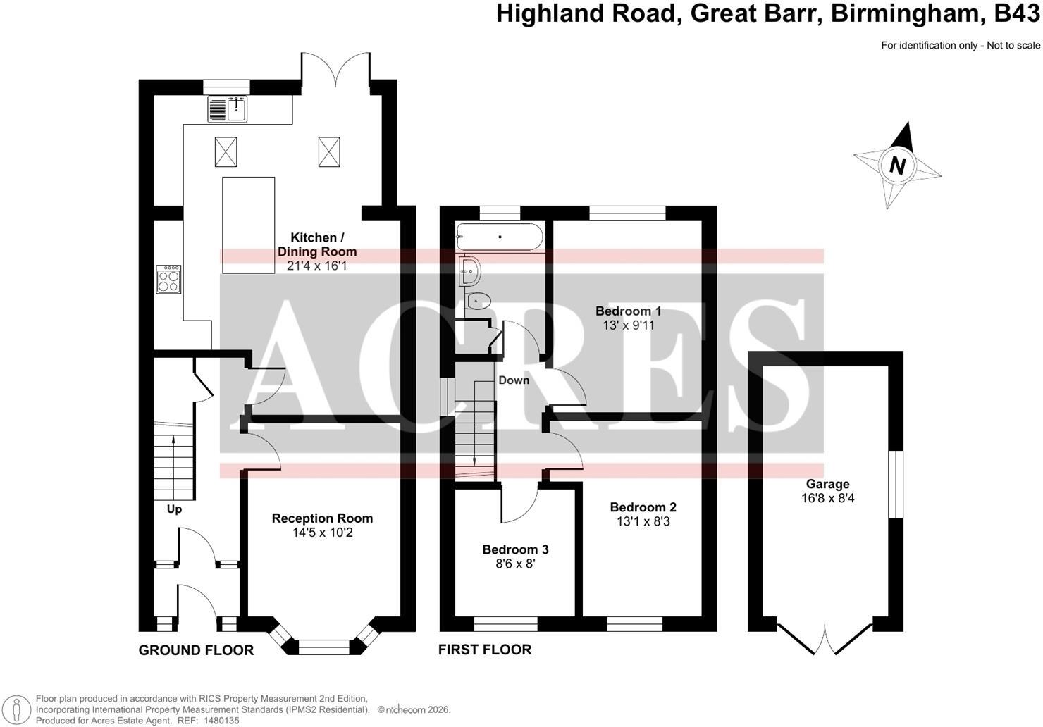 Highland Road, Great Barr, Birmingham floorplan