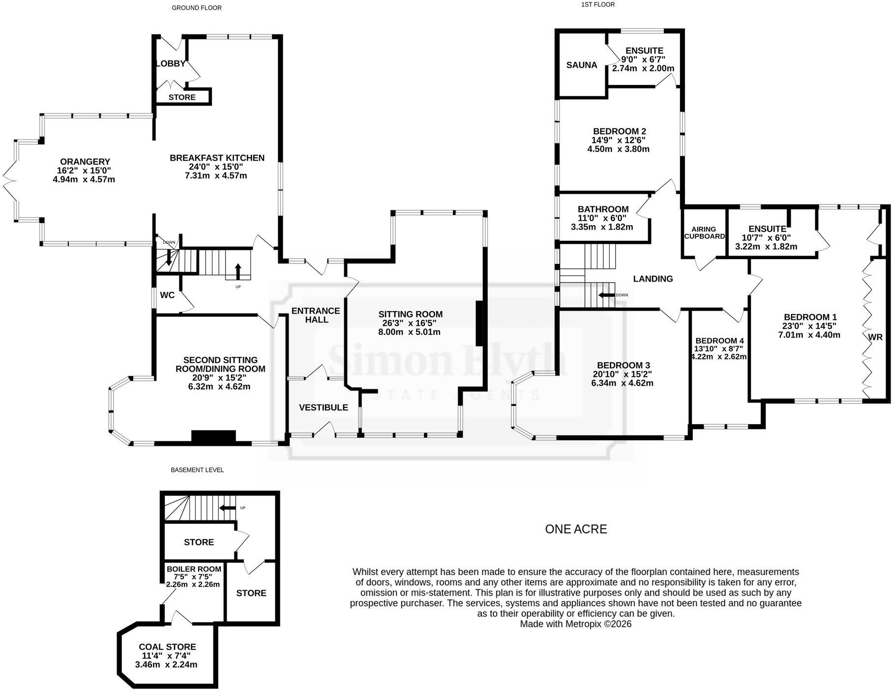 One Acre, Lane Head Road, Shepley, HD8 floorplan