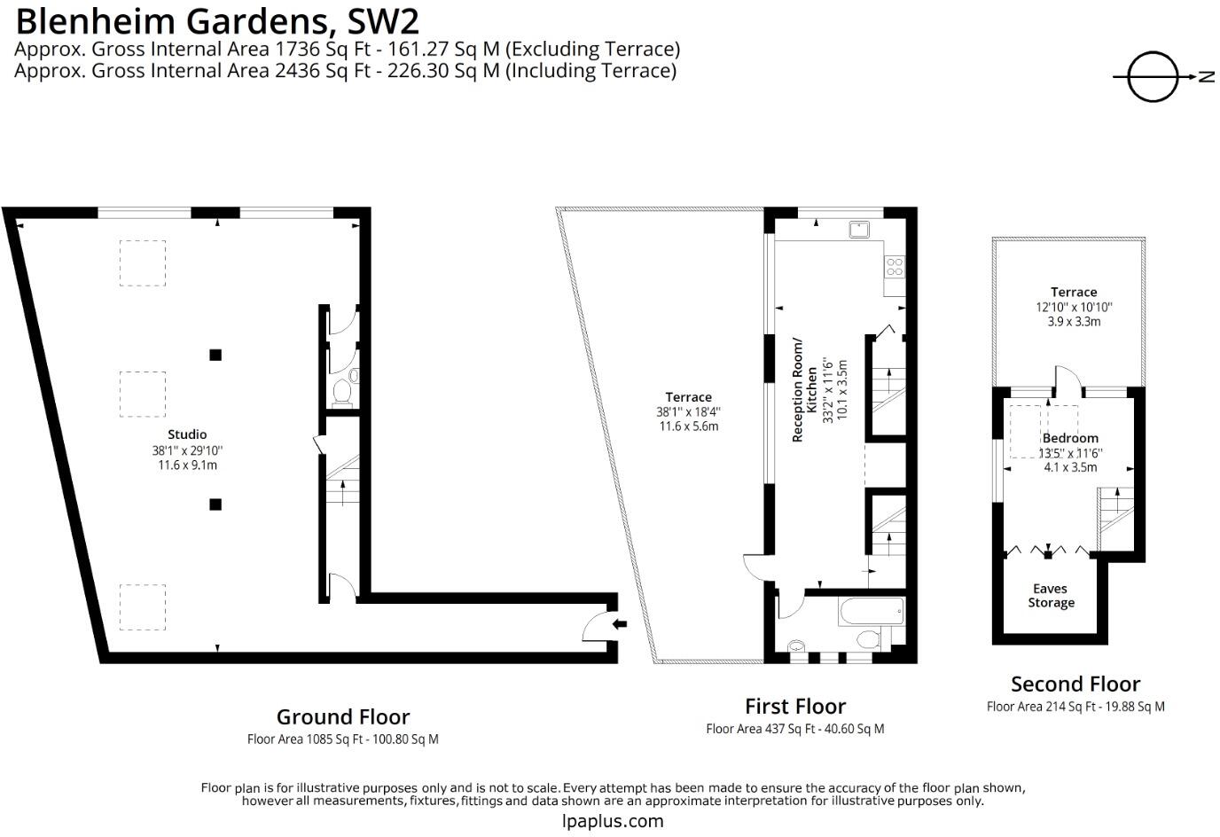 31 Blenheim Gardens, Brixton, London, SW2 floorplan