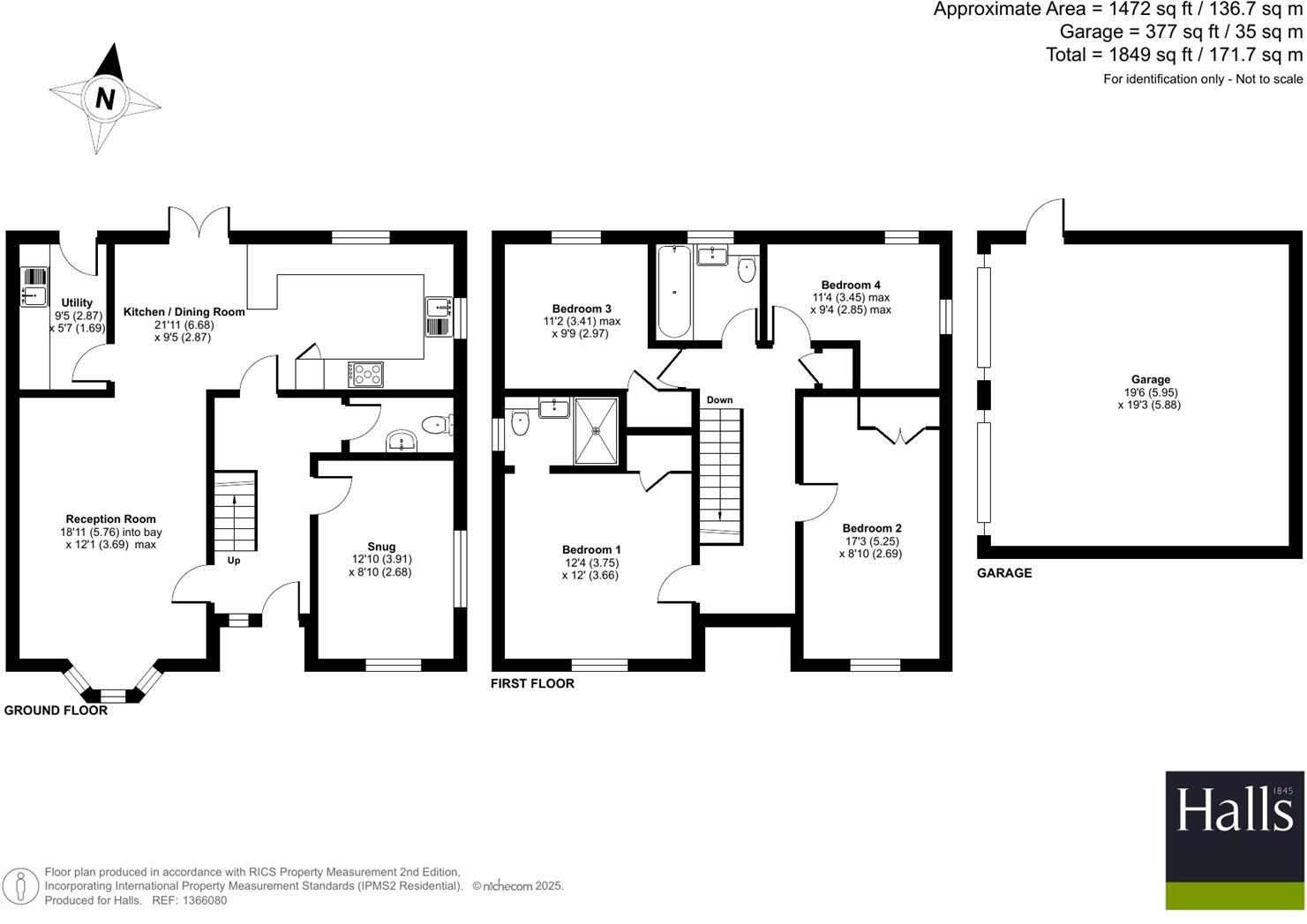Nursery Gardens, Roden, Telford floorplan