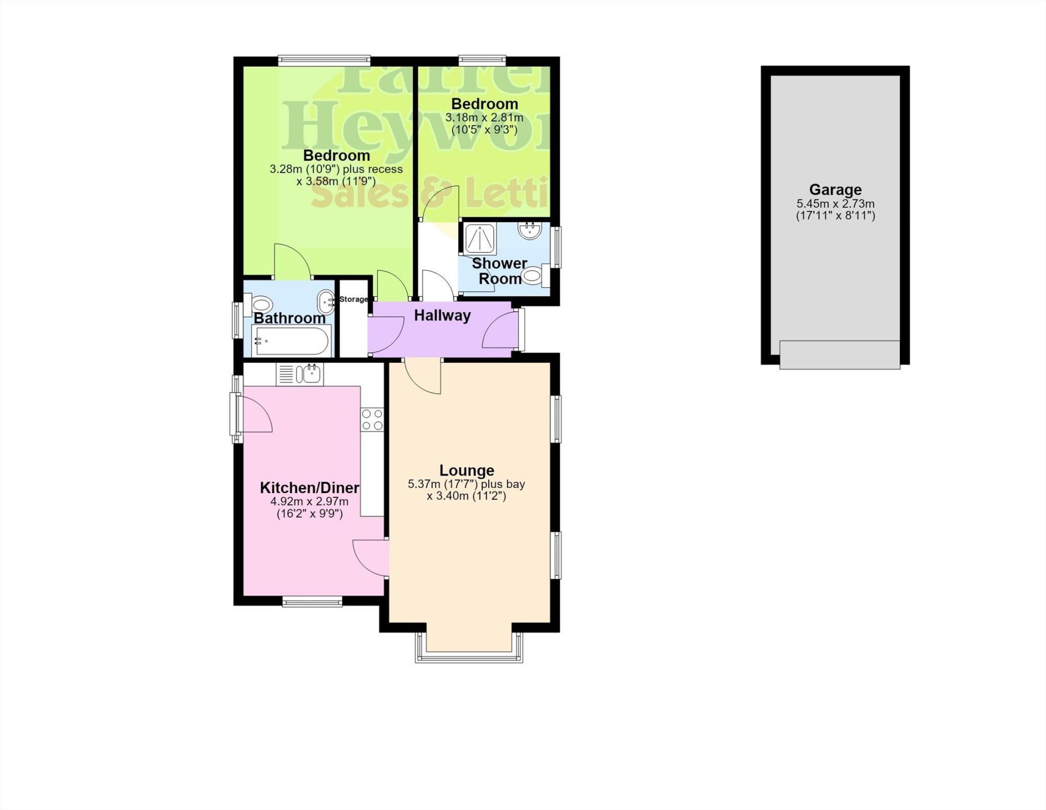 The Chase, Thornton Cleveleys floorplan