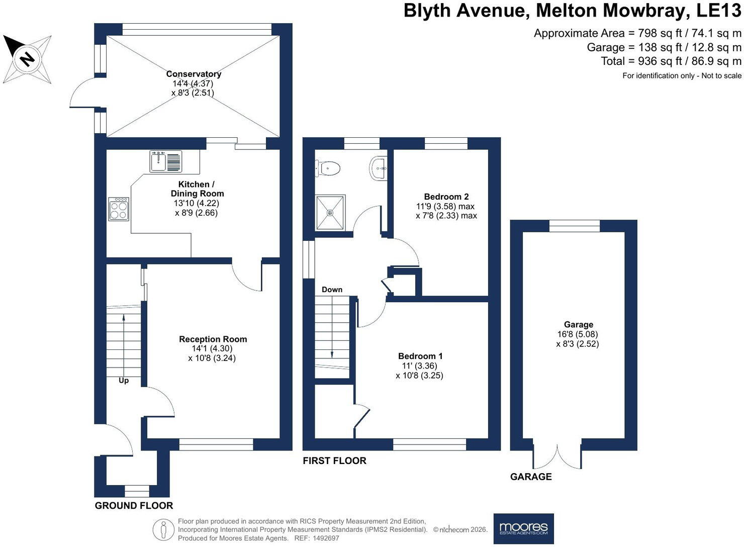 Blyth Avenue, Melton Mowbray floorplan