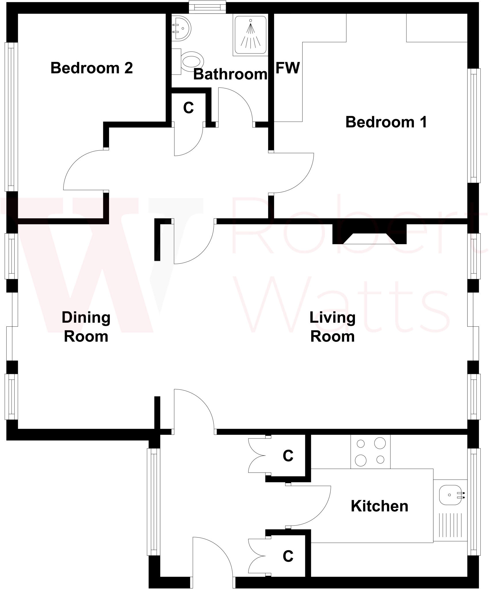 Park Road, Eccleshill, Bradford, BD10 floorplan