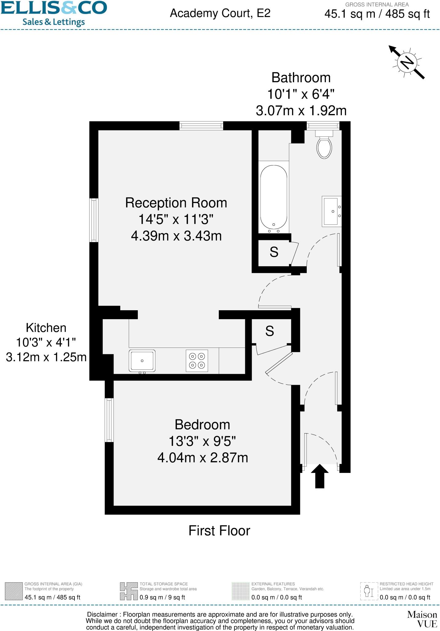 Academy Court, Kirkwall Place, London, E2 floorplan