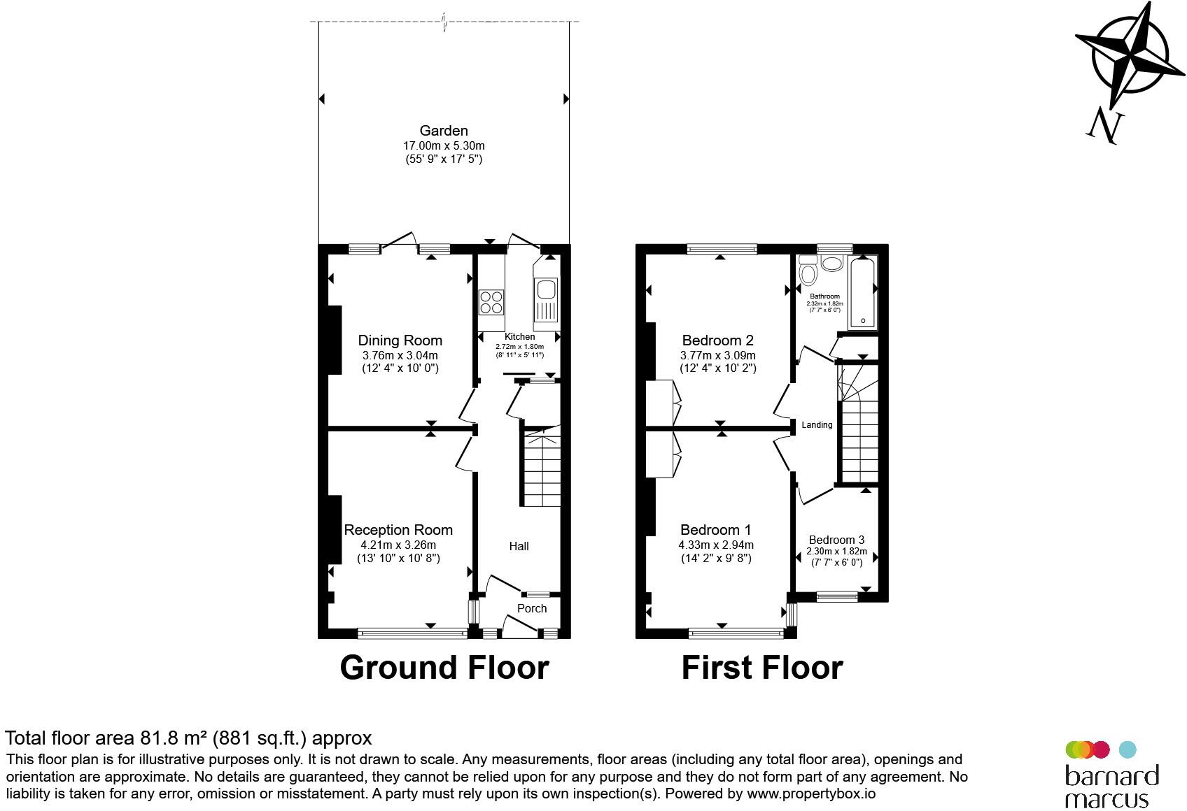 Cavendish Road, New Malden floorplan