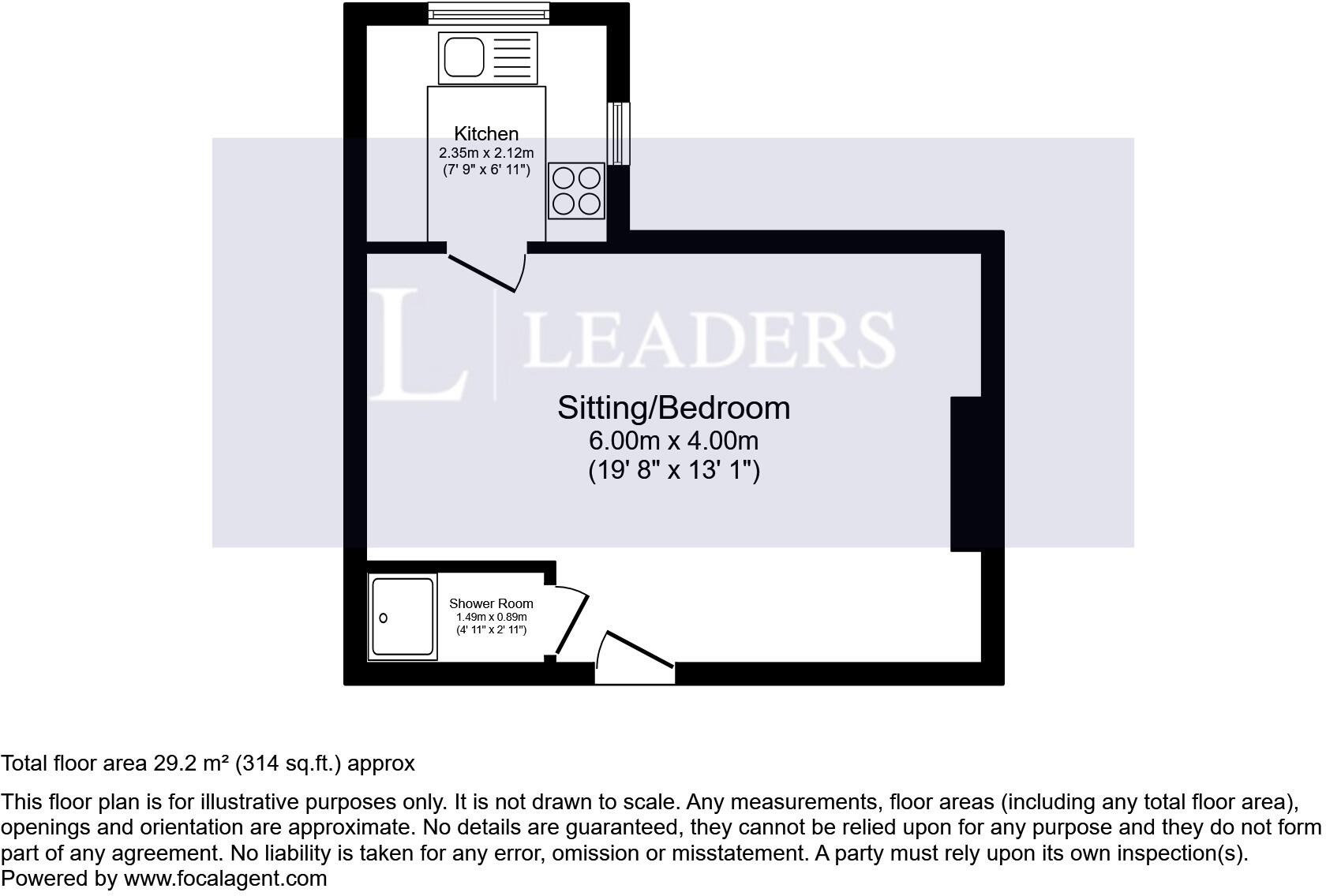 Albany Road, Southsea, PO5 floorplan