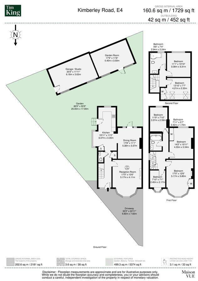 Kimberley Road, North Chingford, E4 6DD floorplan