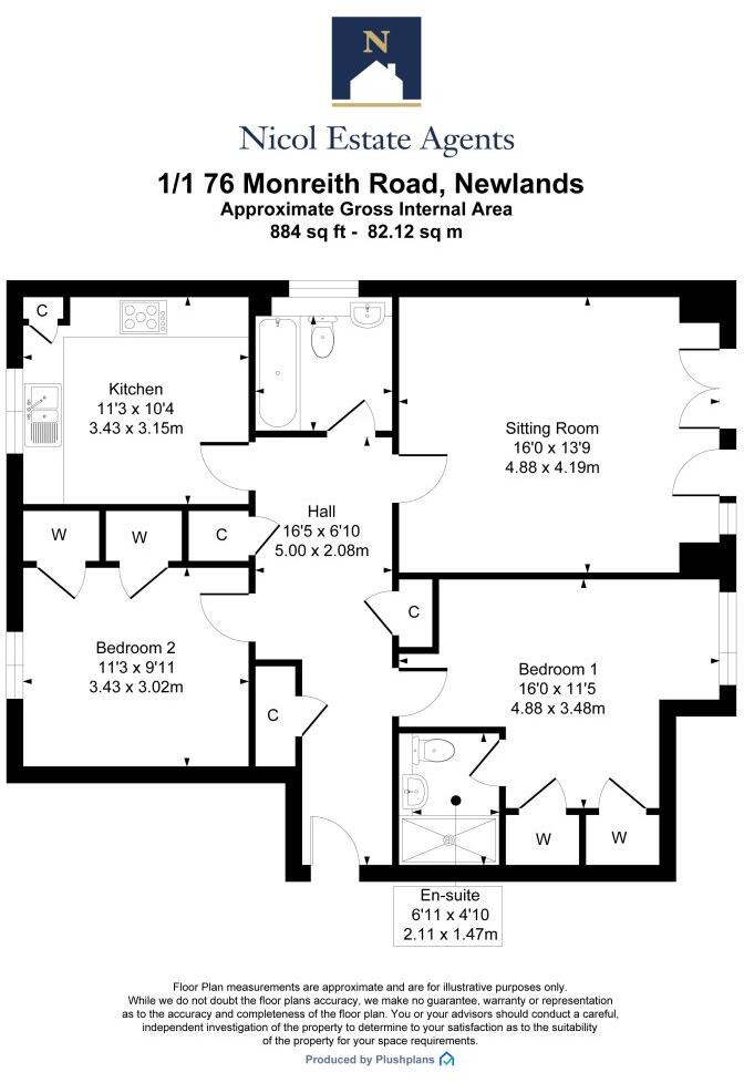 Monreith Road, Newlands floorplan