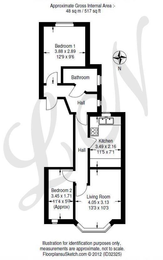 Kenwyn Road, Clapham, SW4  floorplan