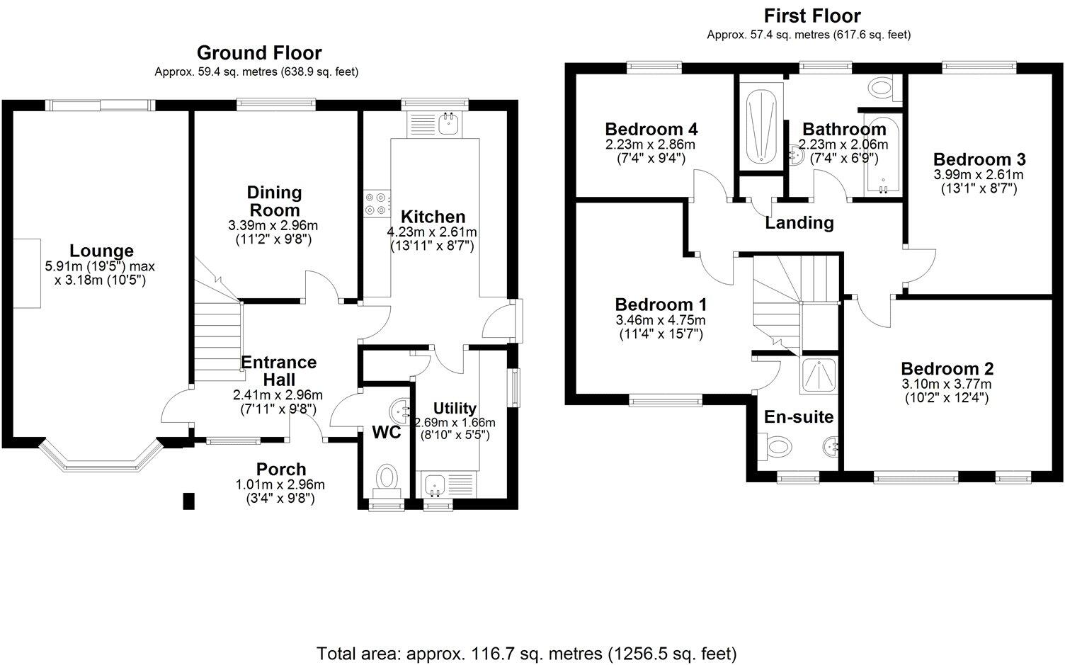 Saltersway, Threekingham, Sleaford, Lincolnshire, NG34 floorplan