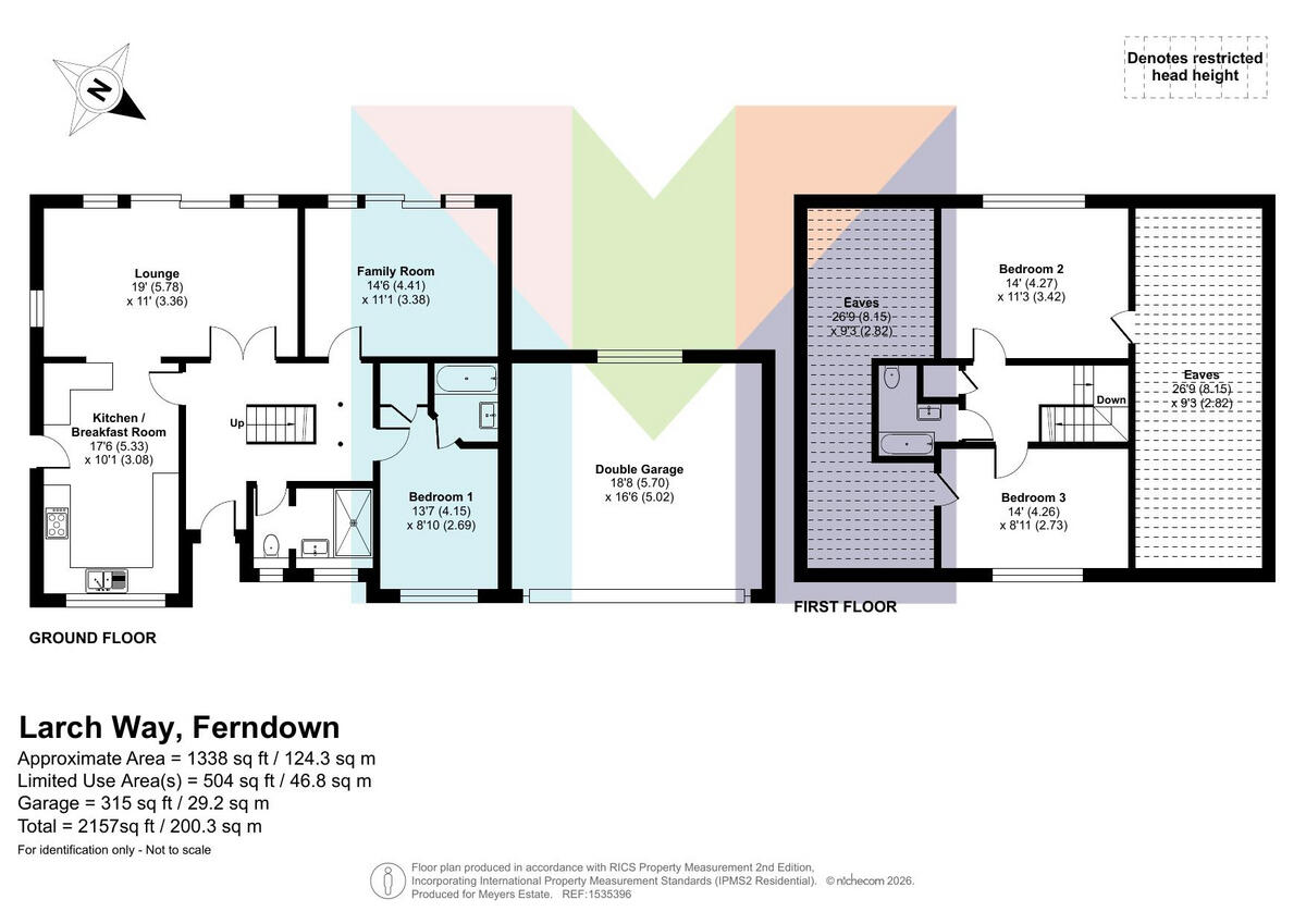 Larch Way, Ferndown, BH22 9 floorplan
