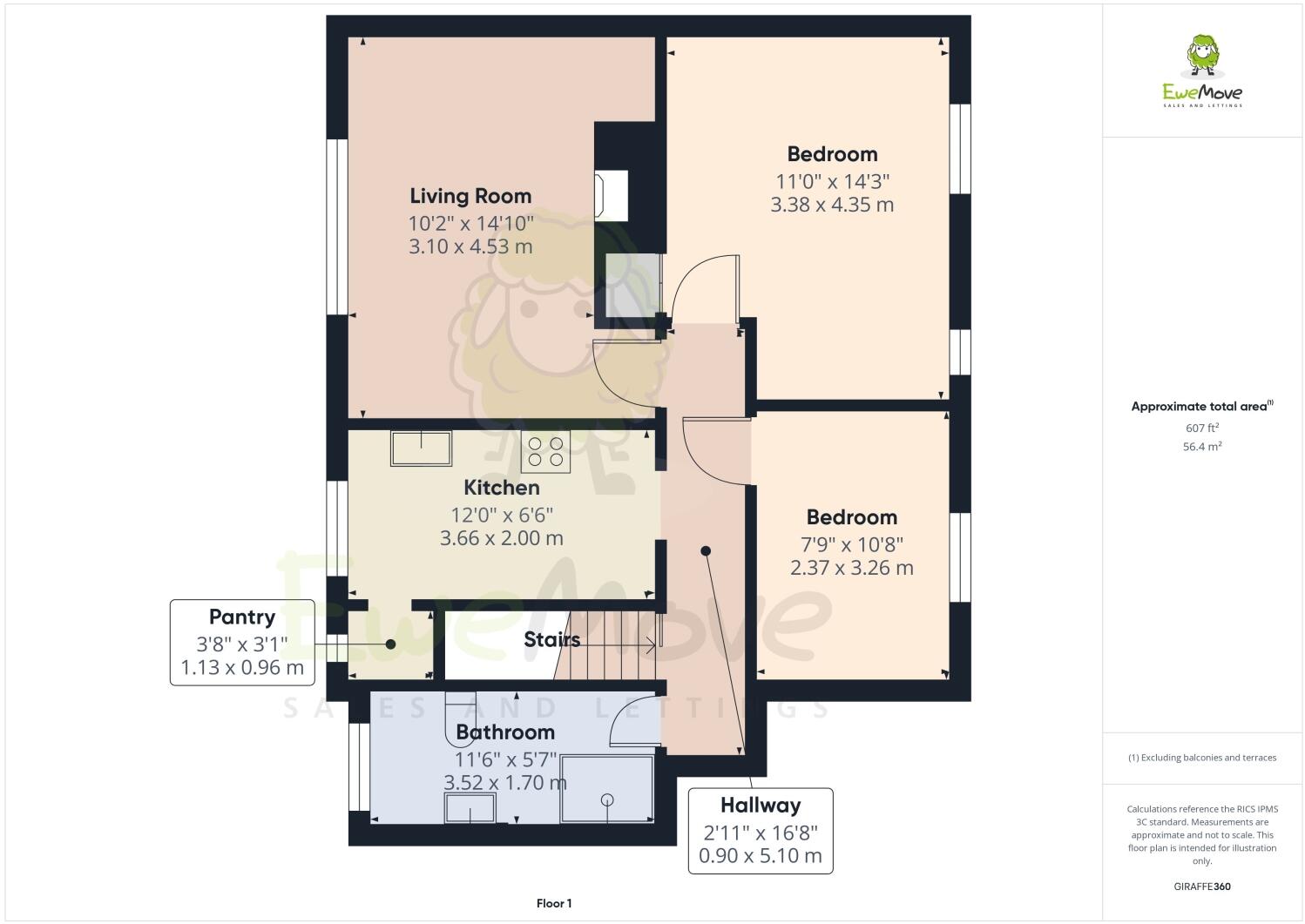 St. Andrews Road, Basingstoke, Hampshire, RG22 floorplan