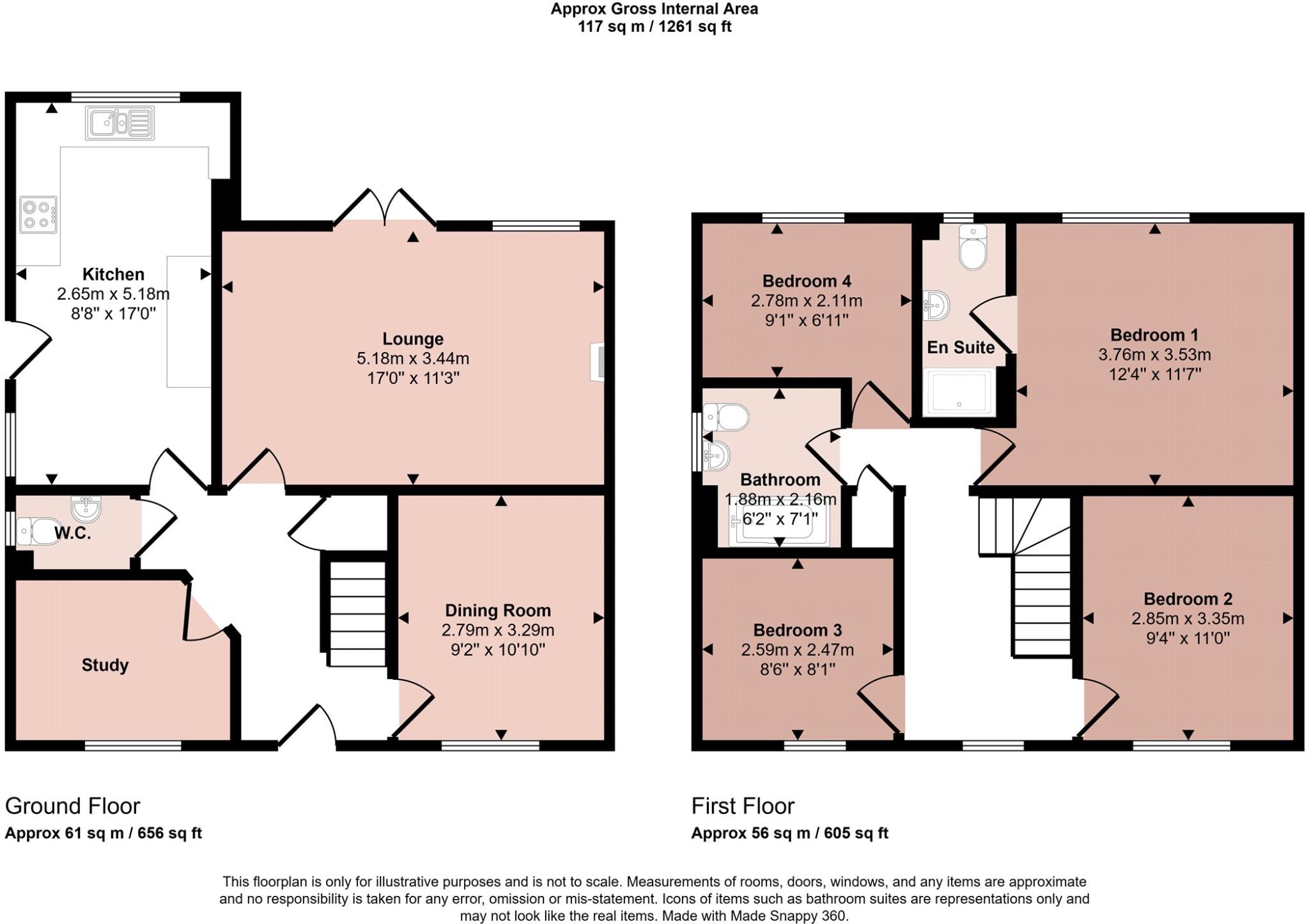 Newstead Way, Loughborough, Leicestershire floorplan