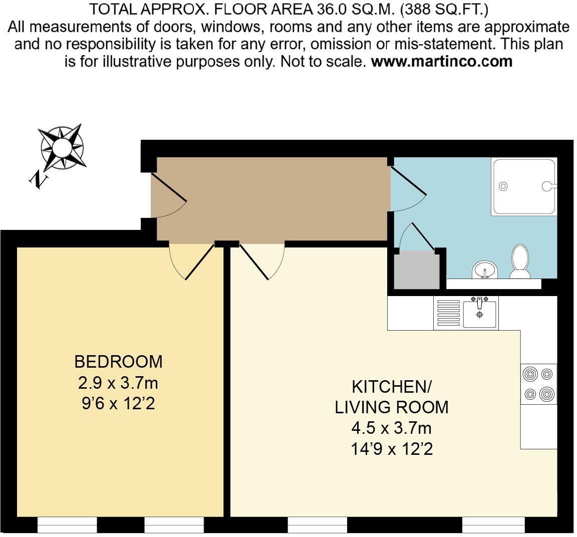 57 Castle Street, Reading, Berkshire, RG1 7SN floorplan