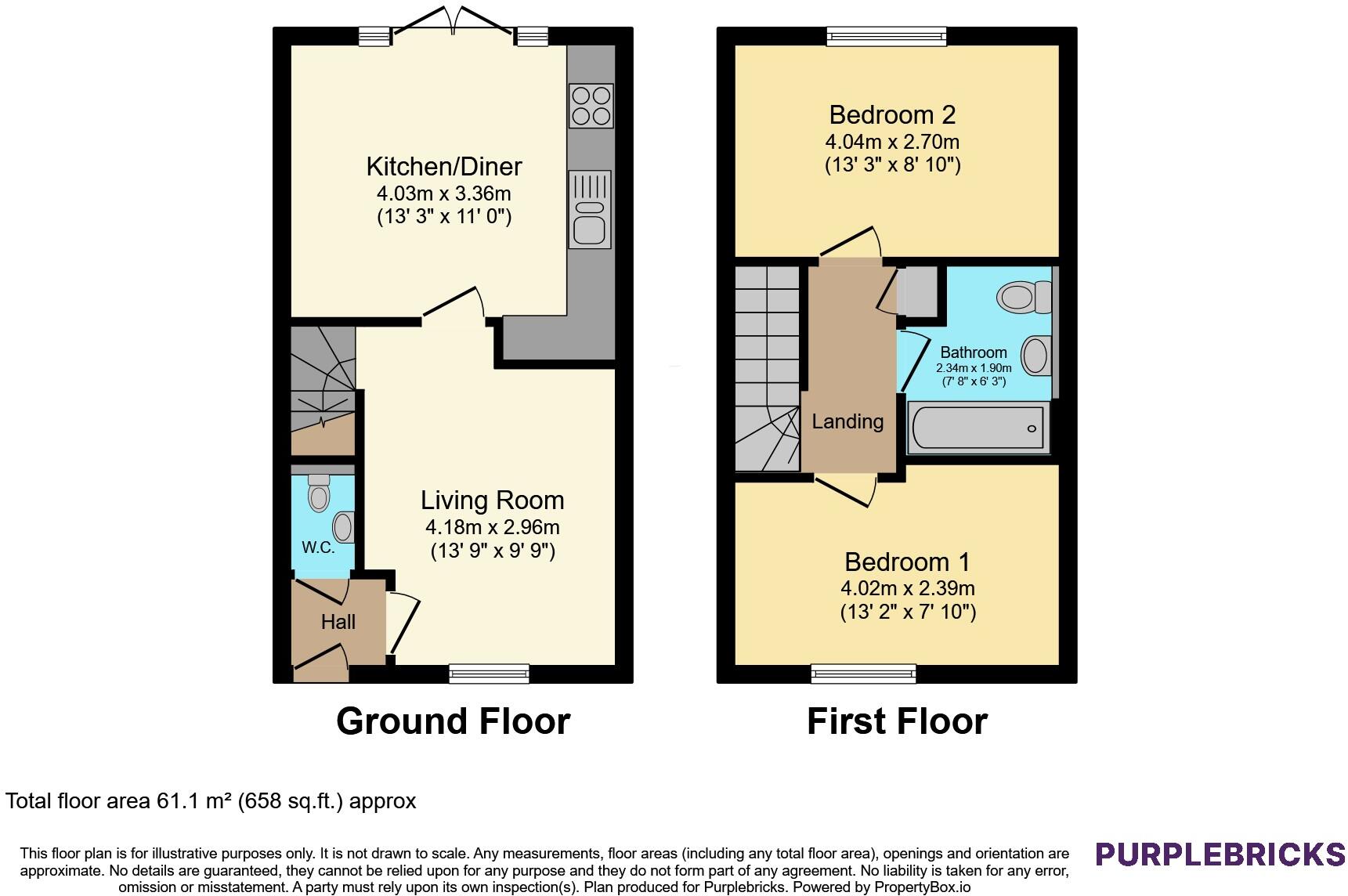 Harrow Close, Malvern, WR14 floorplan