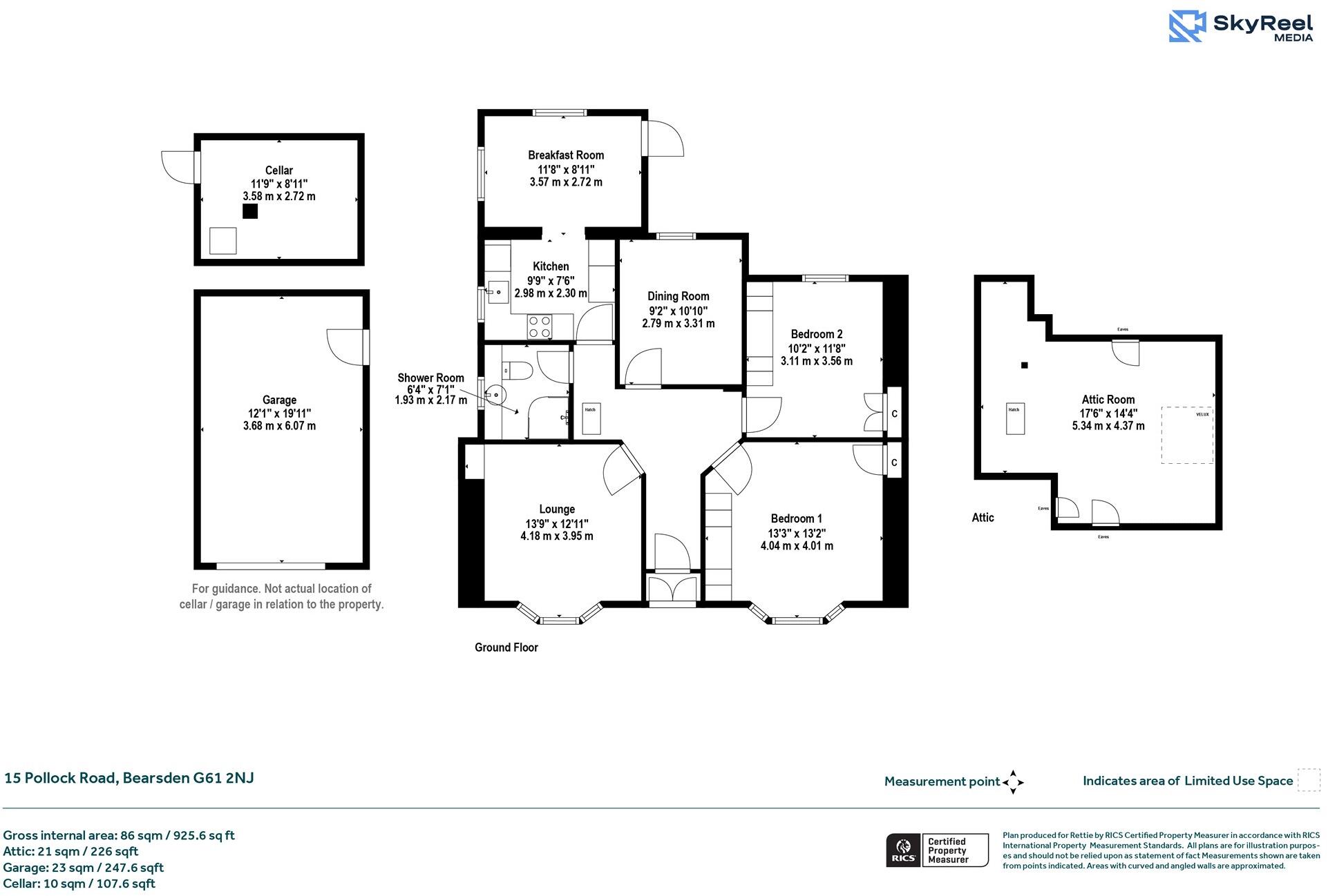 15, Pollock Road, Bearsden floorplan