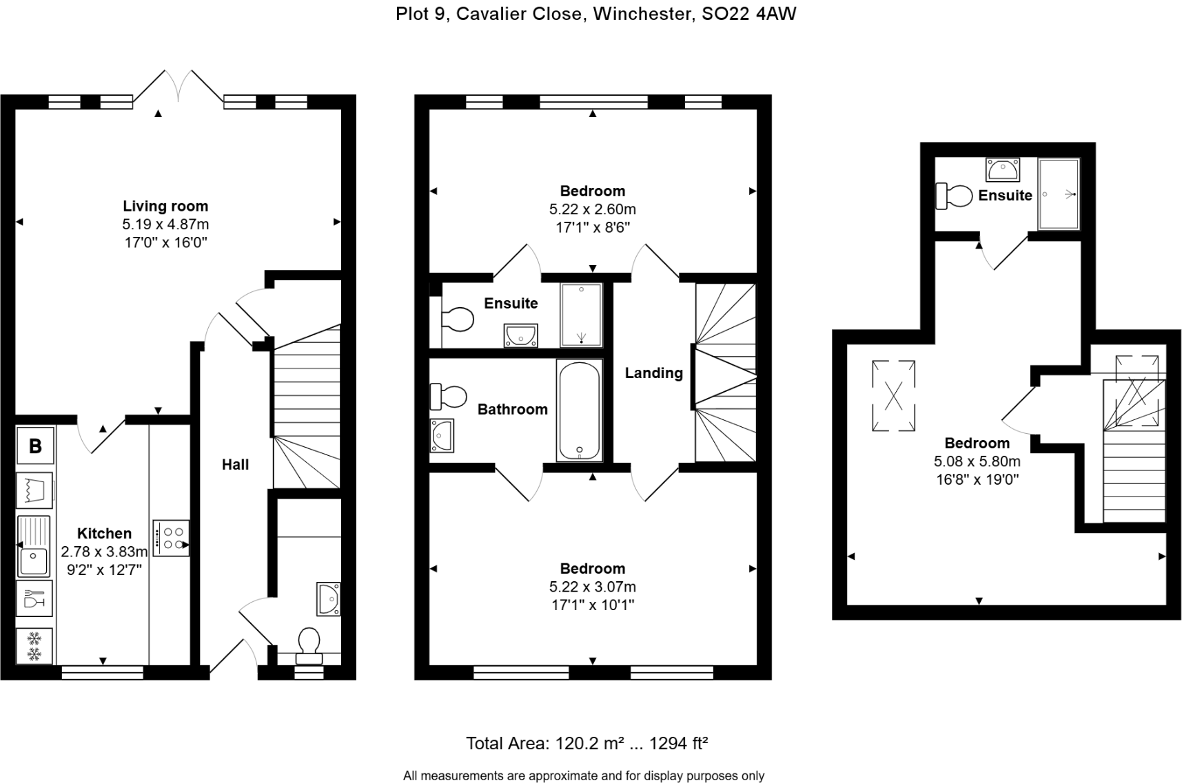 Plot 9 Cavalier Close, Winchester floorplan