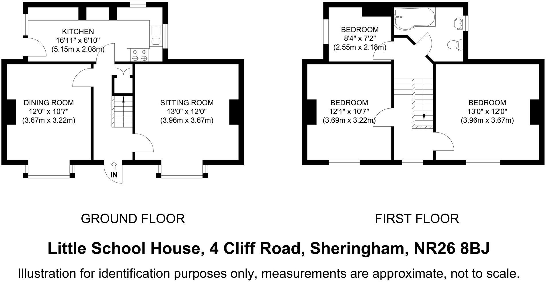 4 Cliff Road, Sheringham, NR26 floorplan