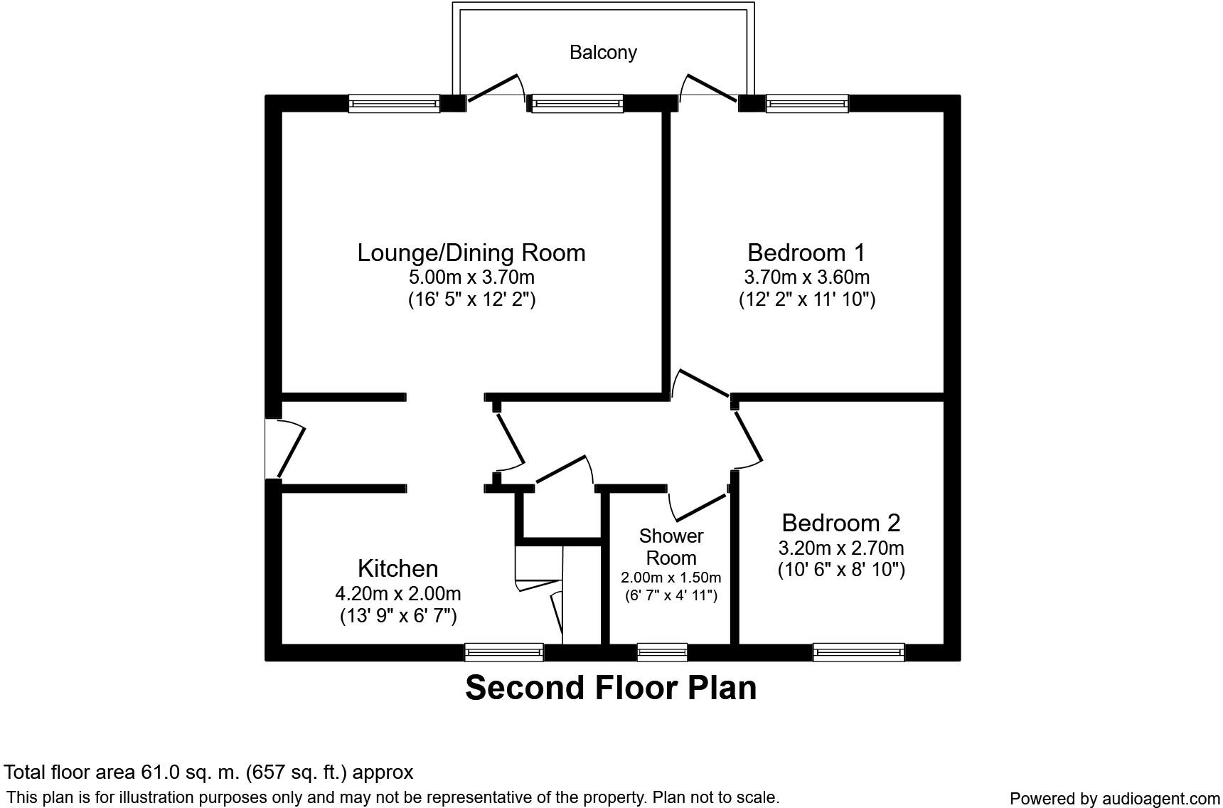 Lord Warden Avenue, Walmer, Deal, Kent, CT14 floorplan