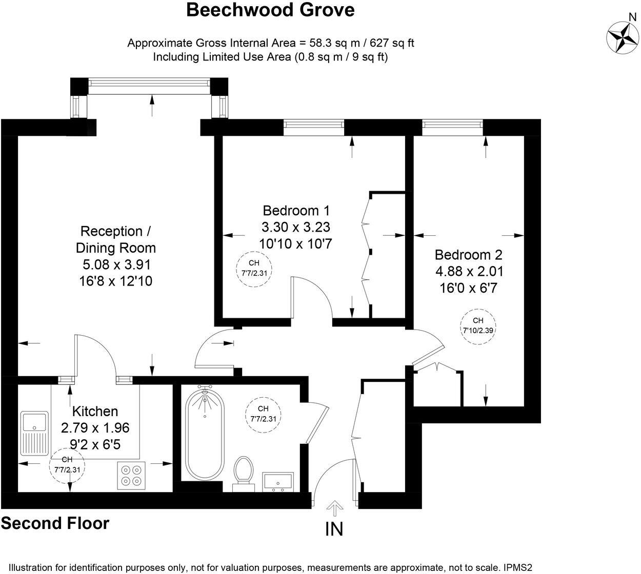 Beechwood Grove, Acton, W3 floorplan