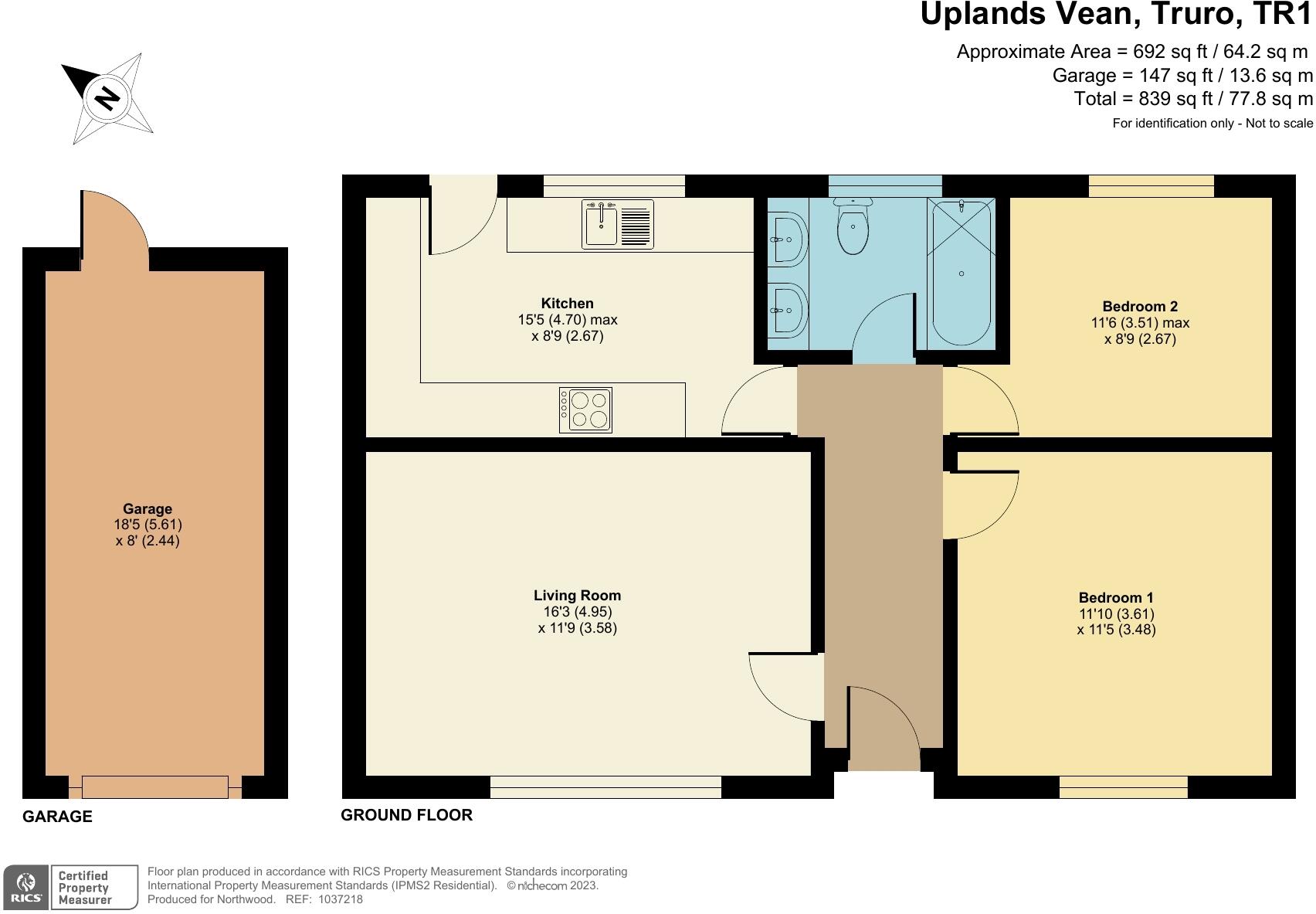 Uplands Vean, Truro, TR1 floorplan