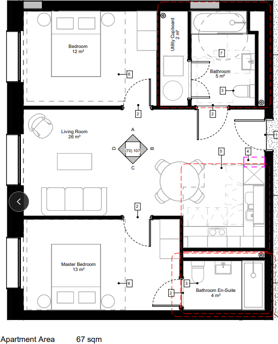 Miller's Quay, Wirral, CH41 floorplan