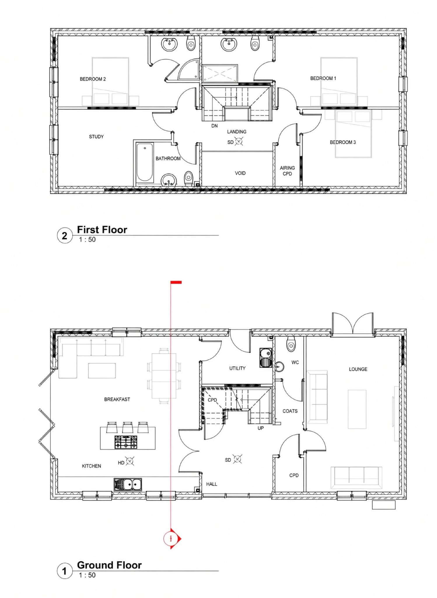 New Homes At Manor Farm, Abbots Lench, Evesham, Worcestershire, WR11 floorplan