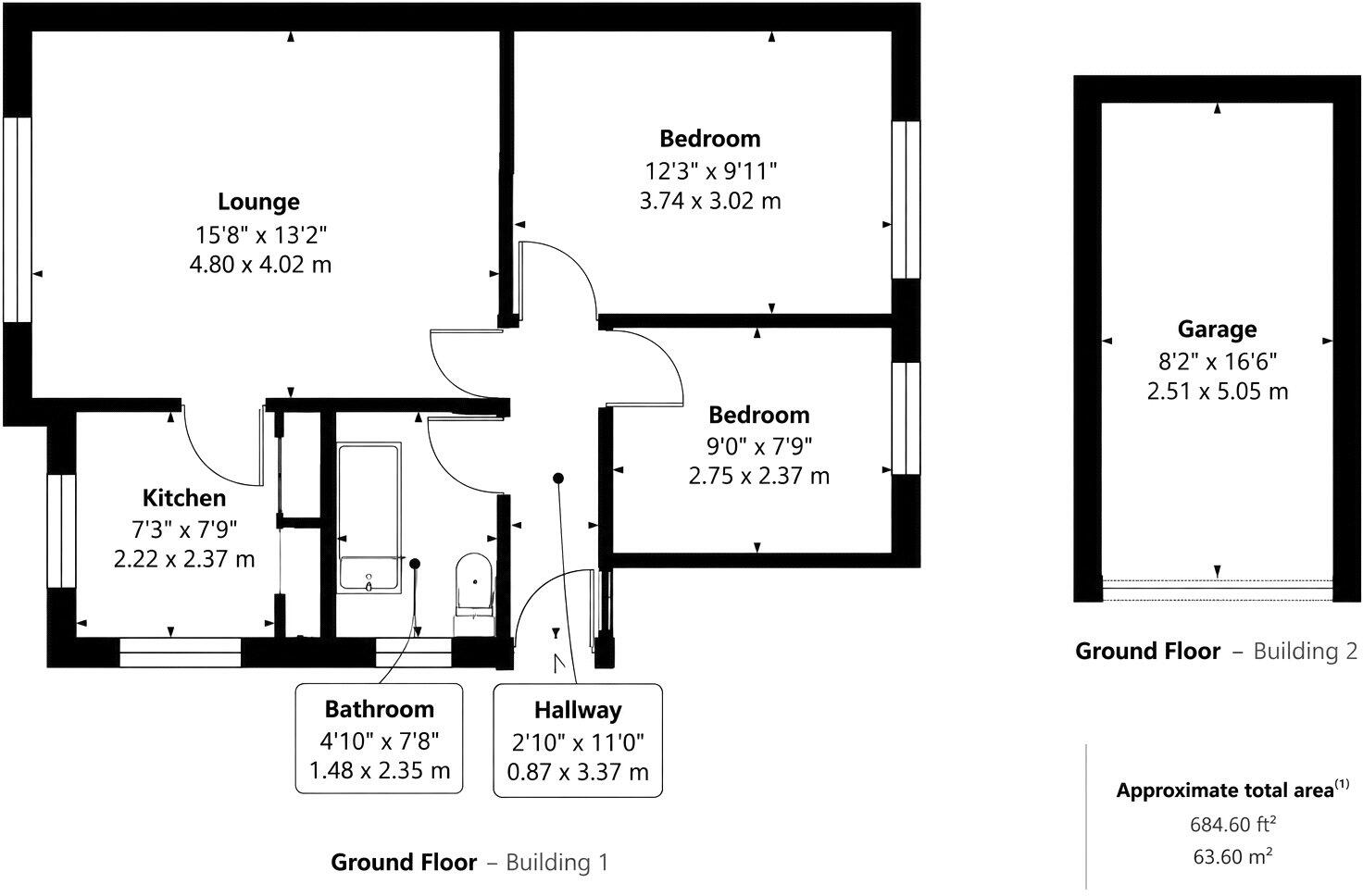 Chaucer Road, Ashford, Greater London, TW15 floorplan