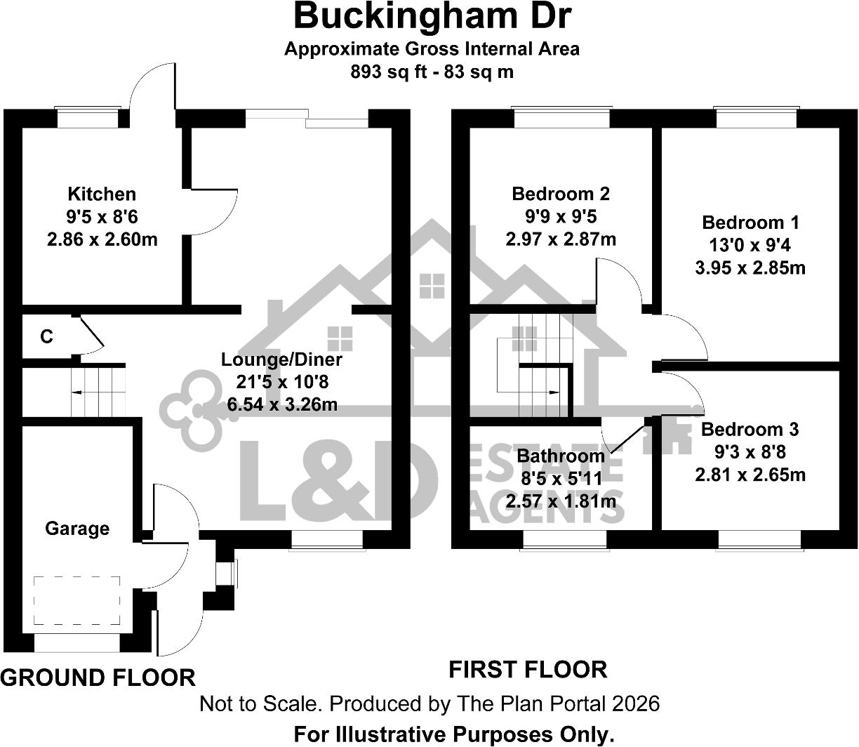 85, Buckingham Drive floorplan