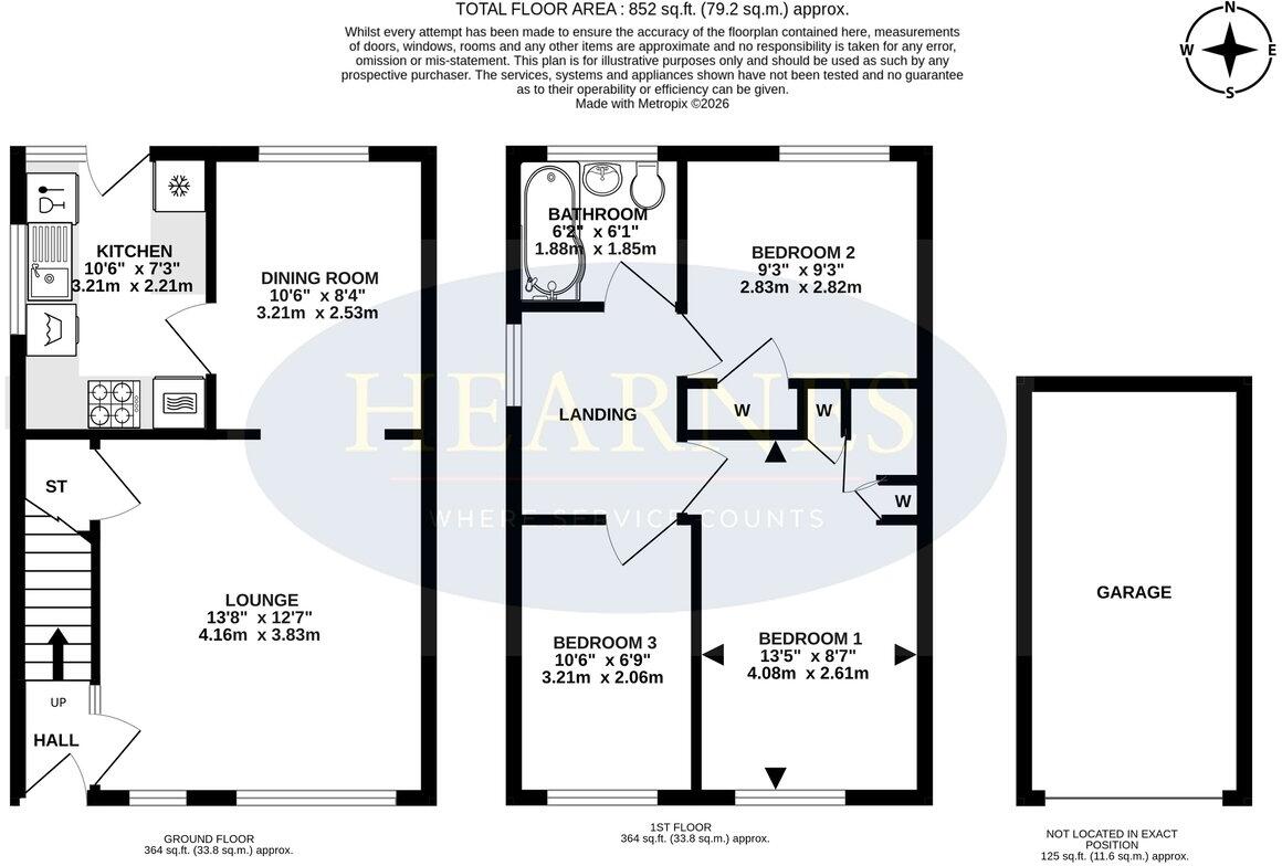 Kestrel Close, Ferndown, BH22 floorplan